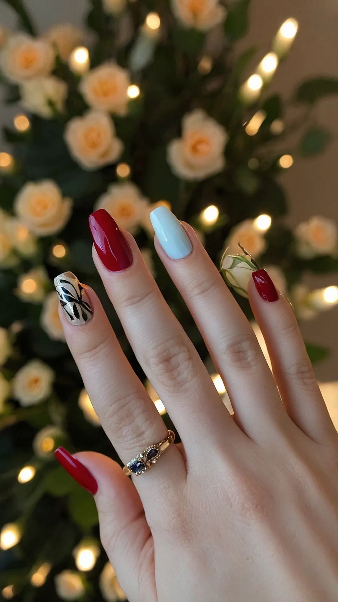 Red Hot Holiday Manicure