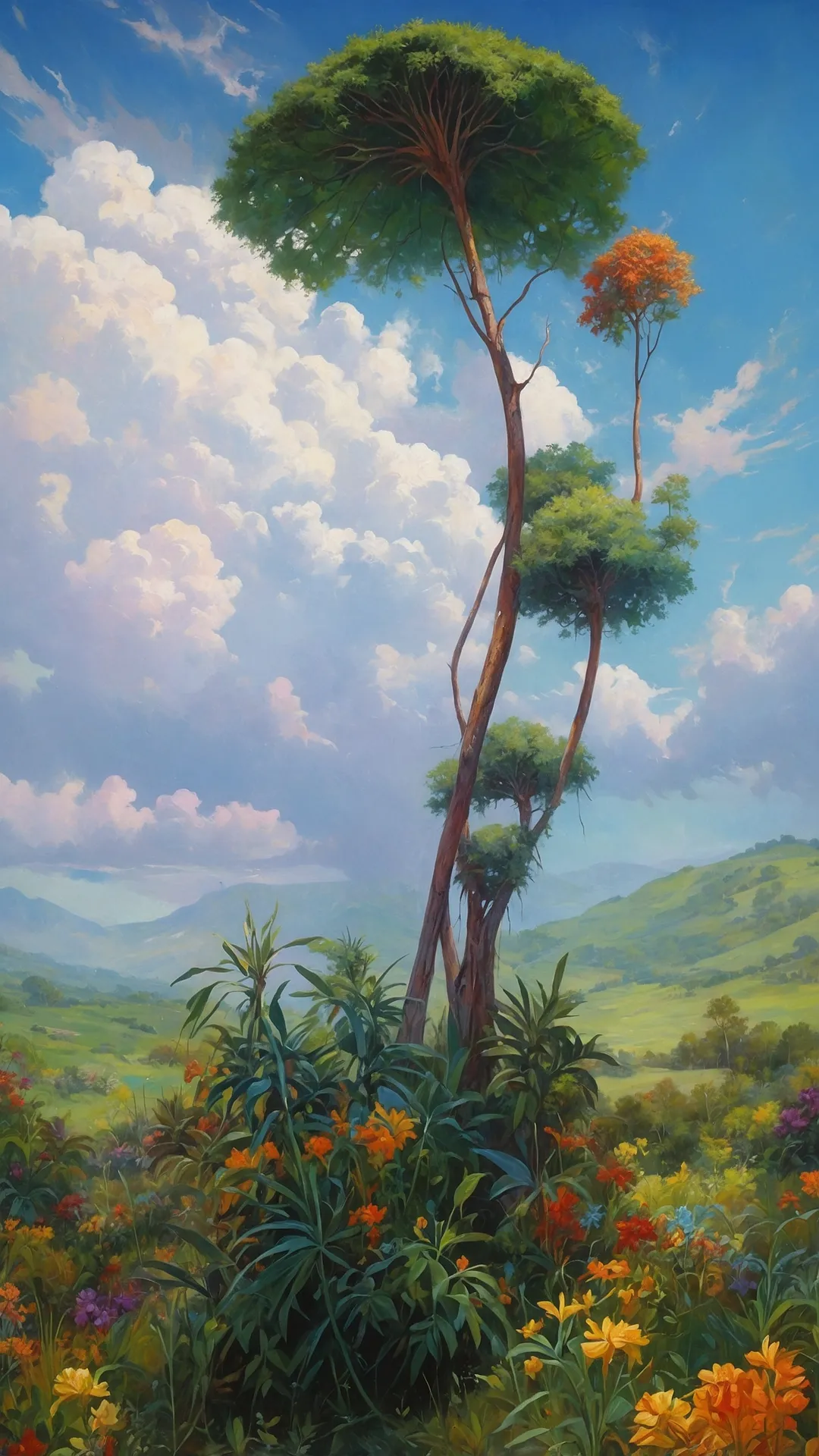 Reaching Canopy Canvas