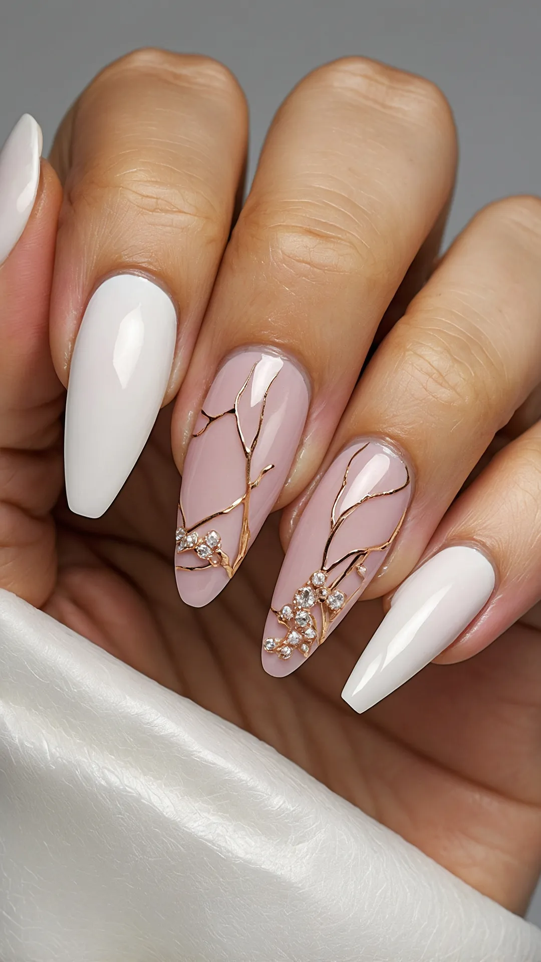 Champagne Blonde Tips