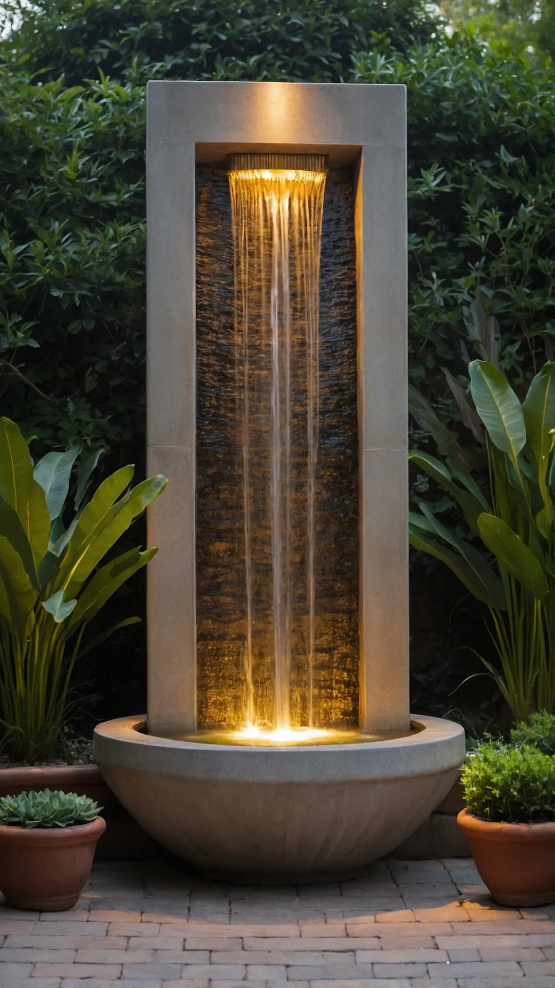 Cascading Wall Artistry