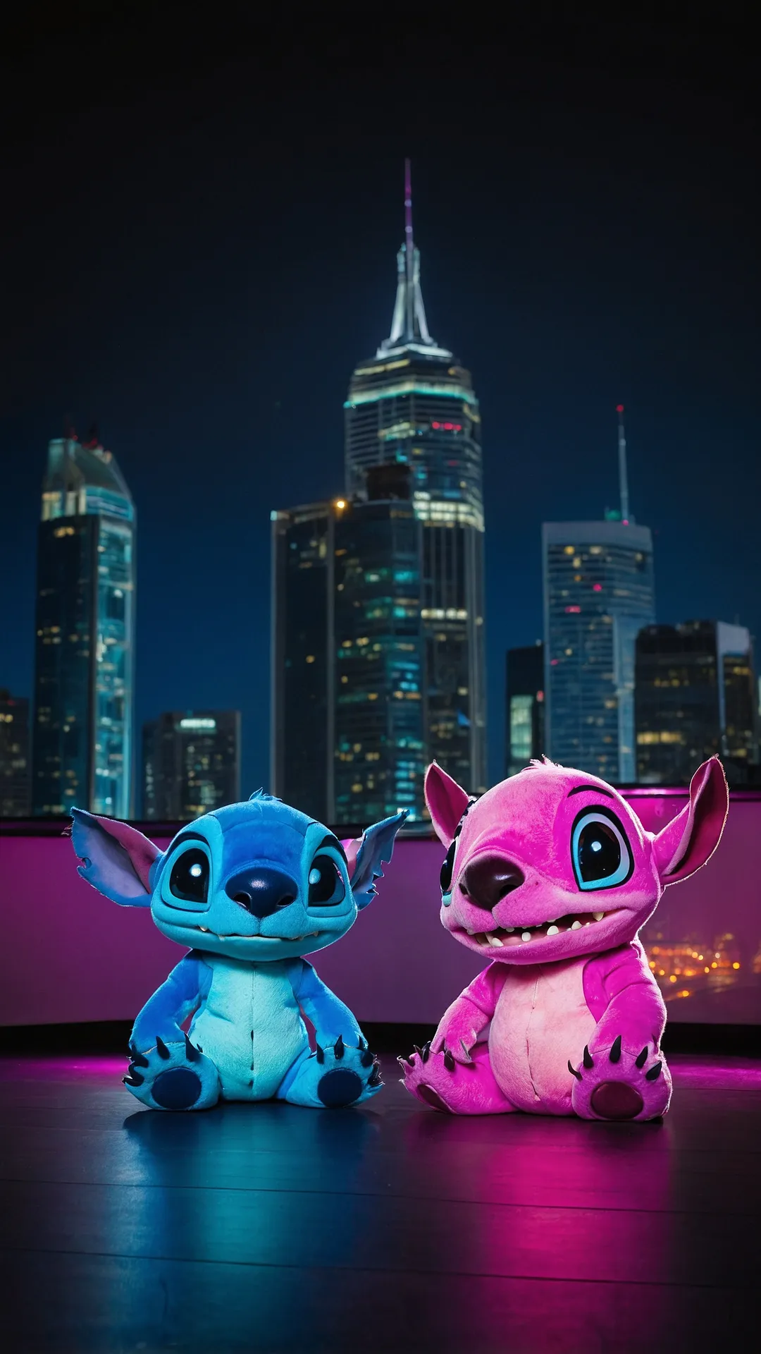 Stitch's Playful Pixels