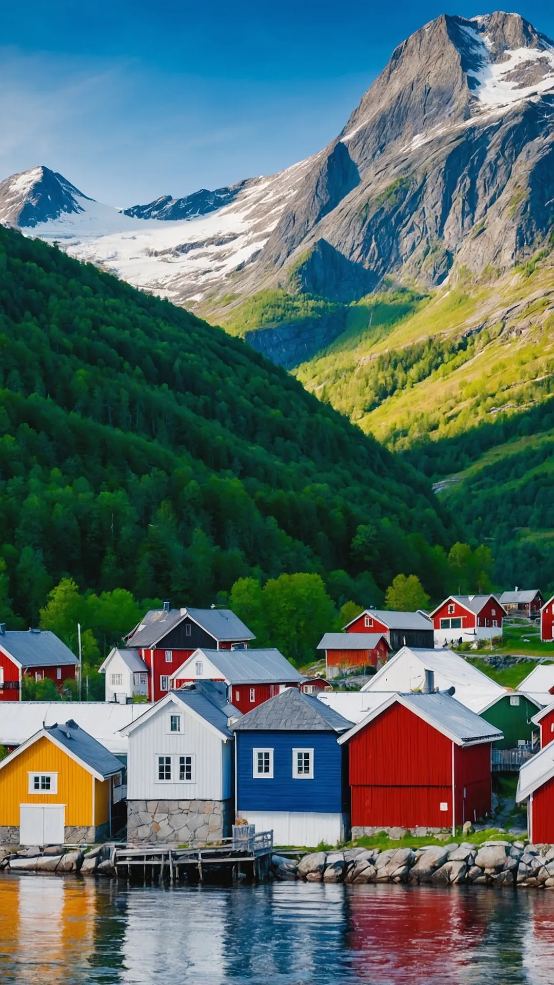 Fjord Views, Quaint Huts