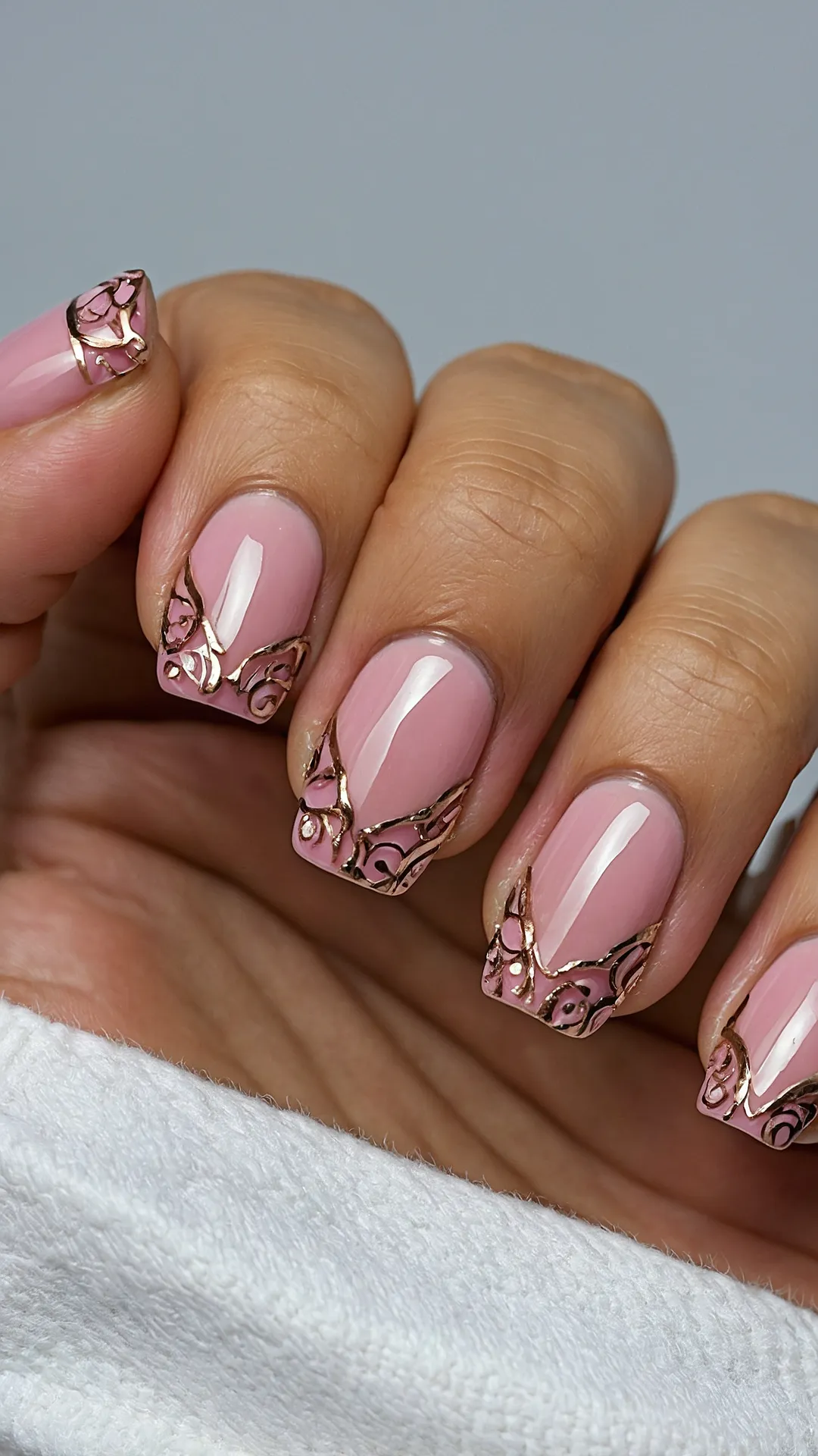Golden Hour Nails