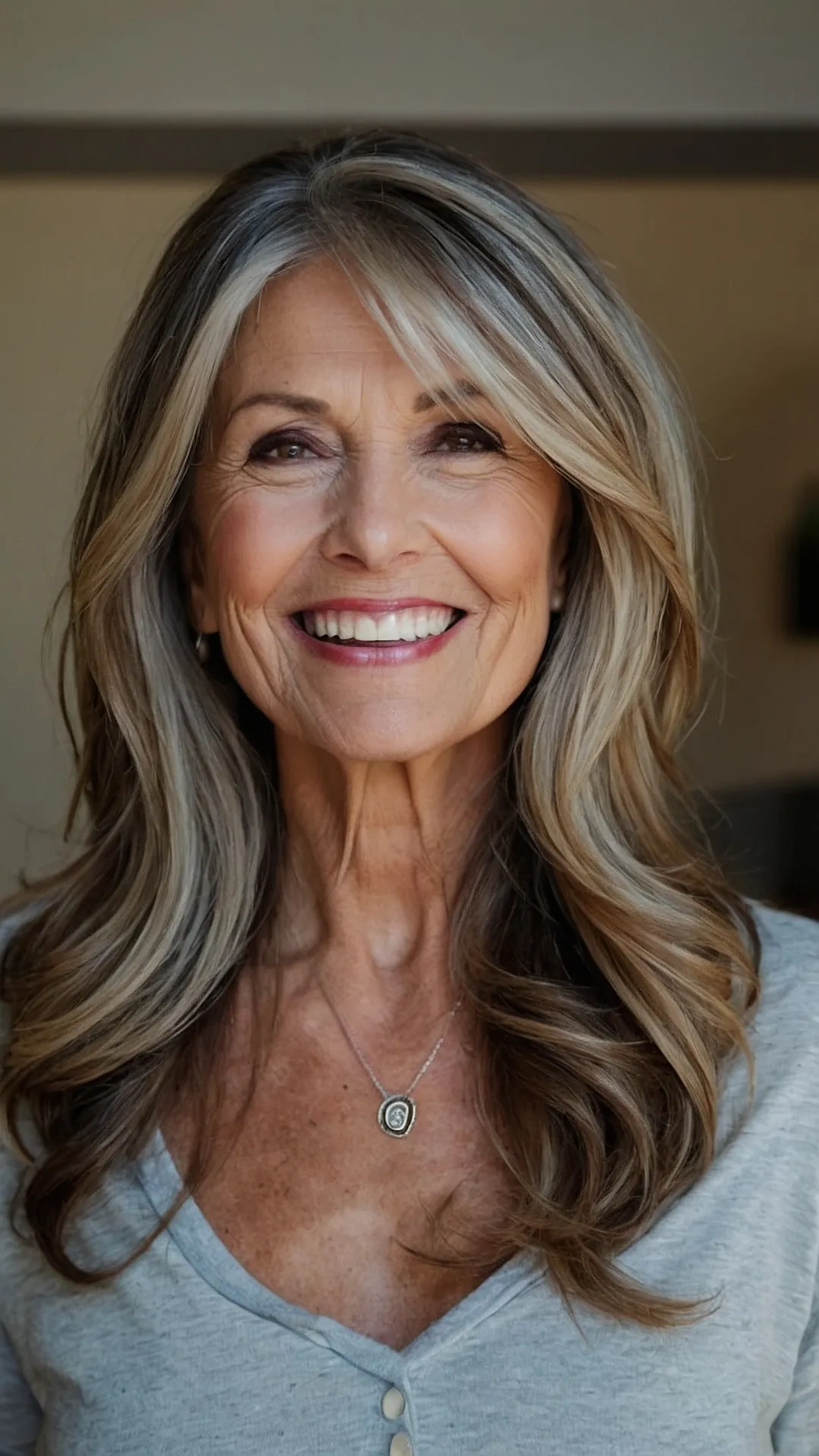 Fabulous at 50:  Layered Locks, Effortless Style!