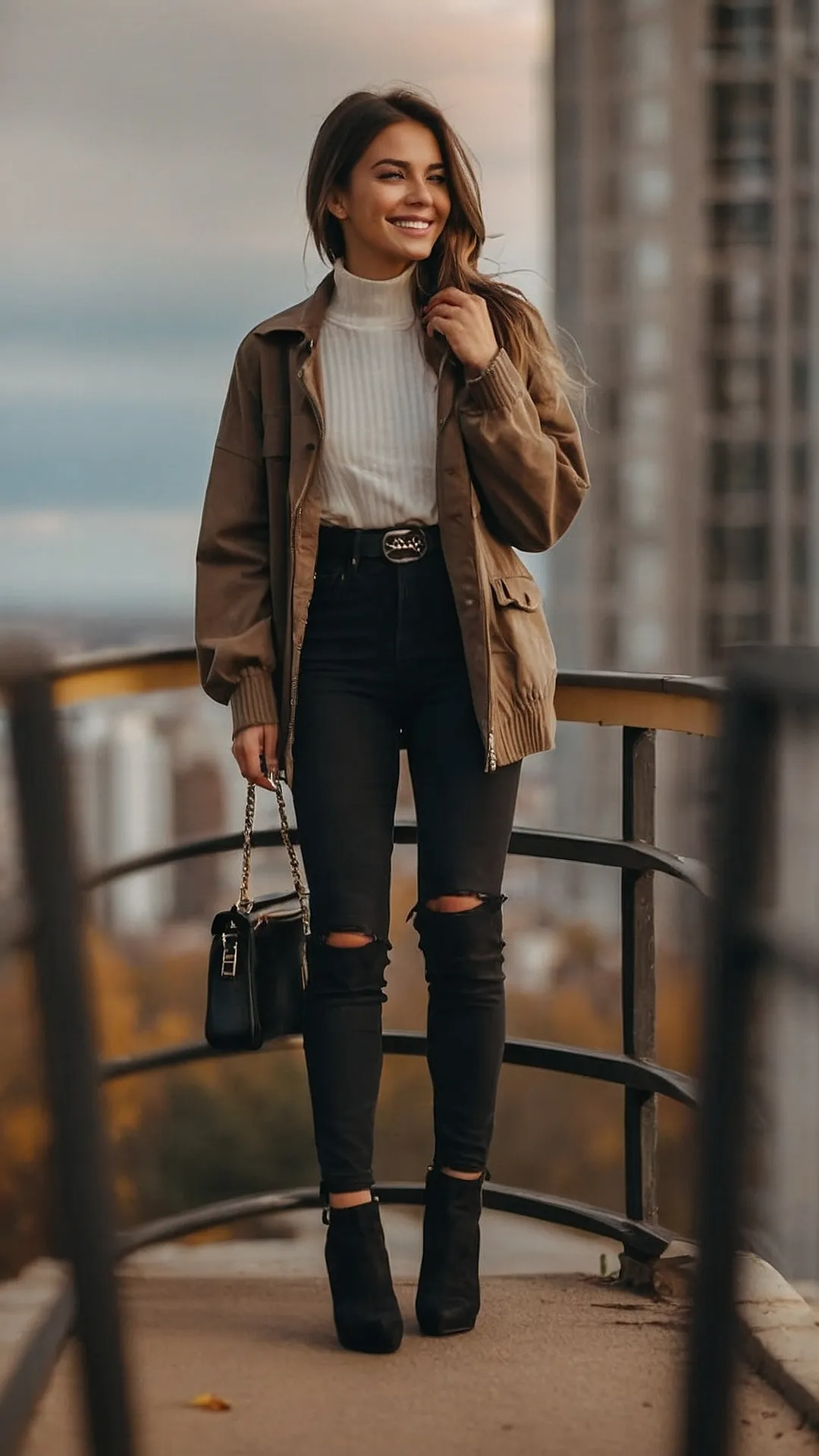 Autumn Blaze: Fashion's Fiery Embrace
