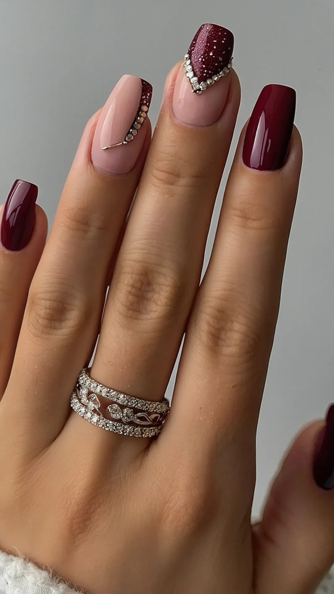Burgundy Sparkle