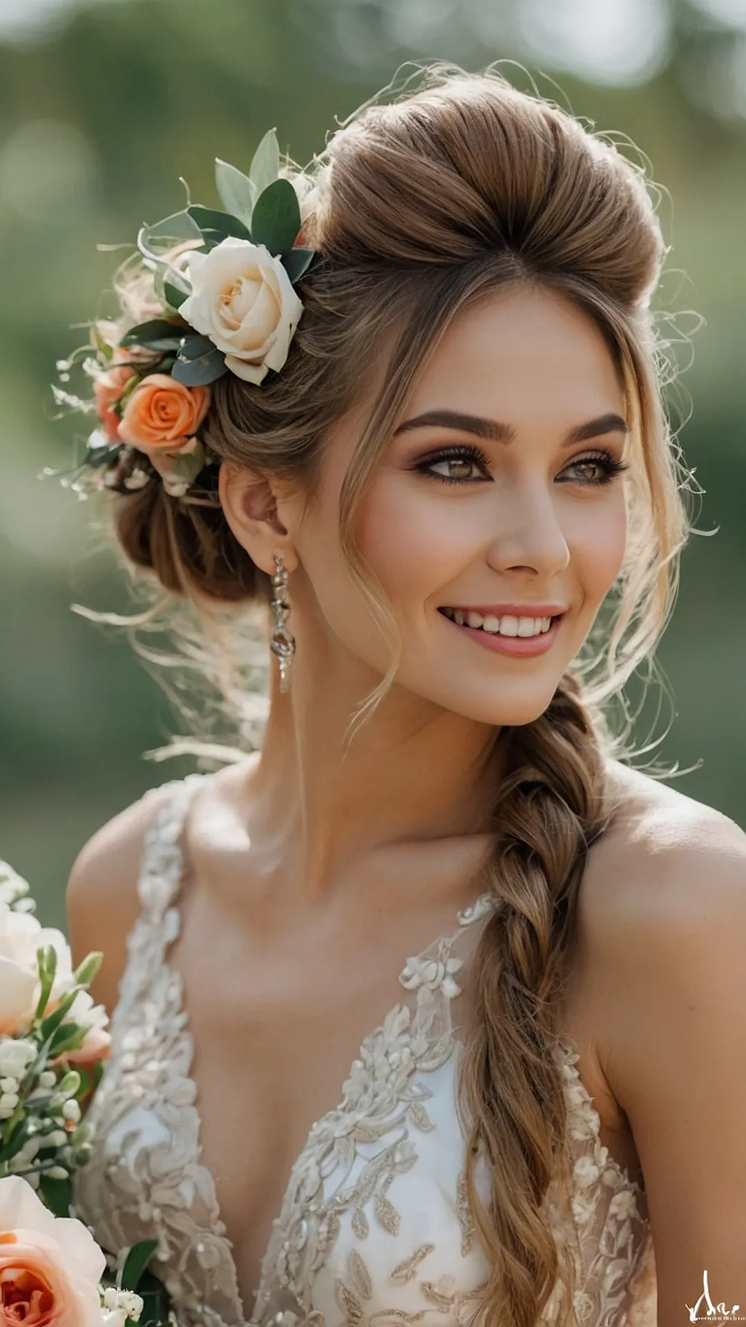 Floral Crown Bun