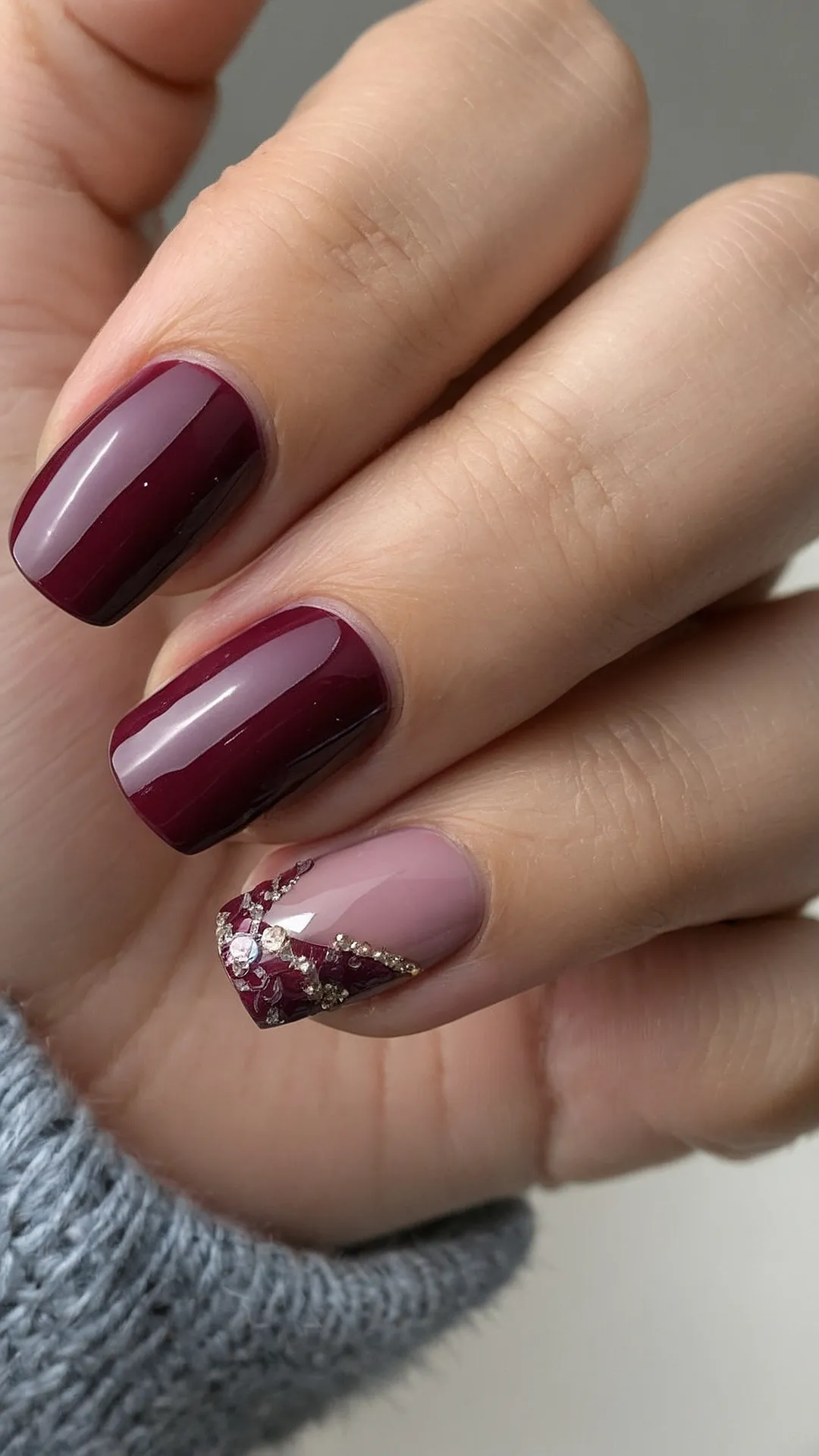 Crimson Chic Nails