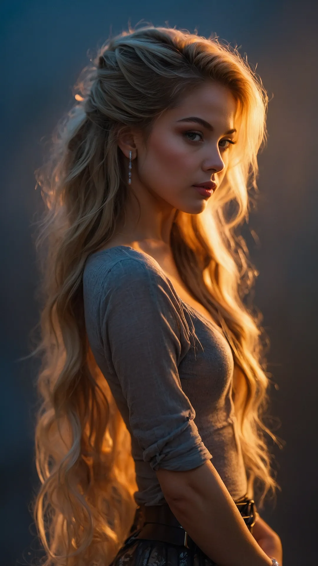 Golden Glow Display