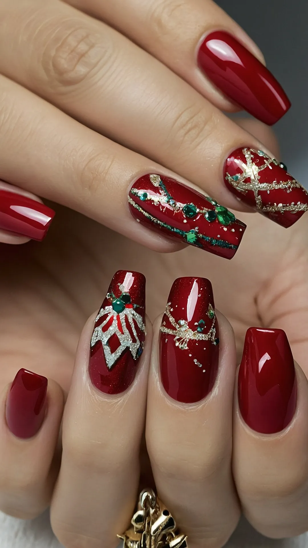 Holiday Sparkle Nails