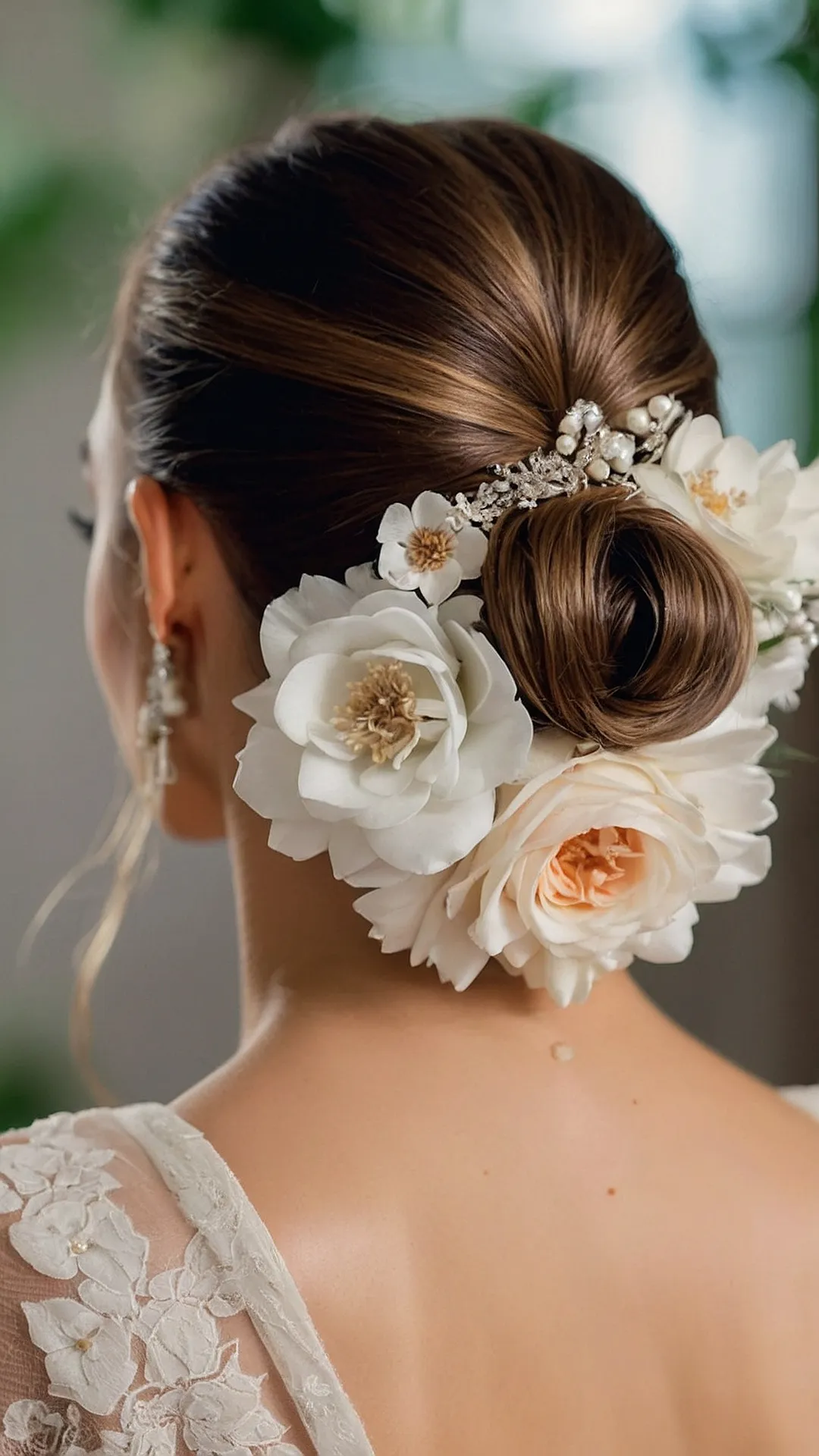 Bohemian Bridal Bun