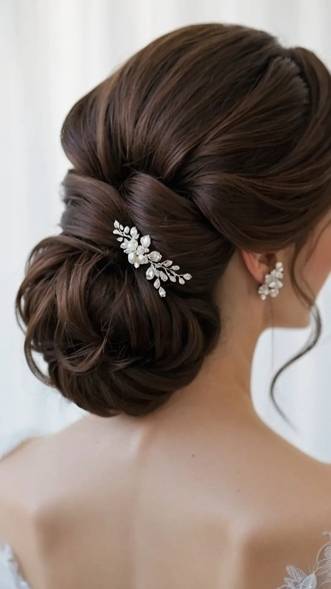 Chic French Twist Wedding Hair