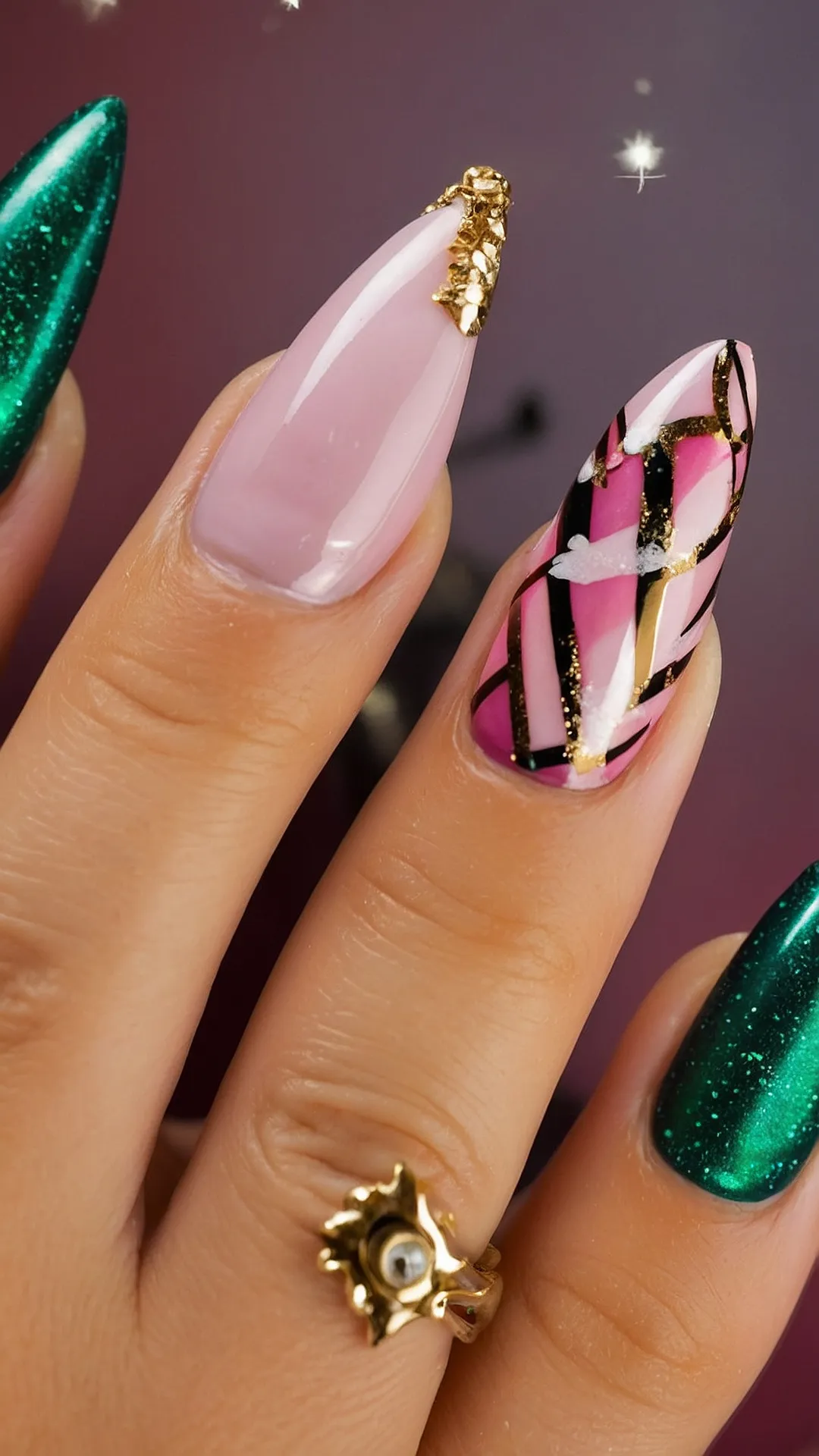 Winter Wonderland Nails: