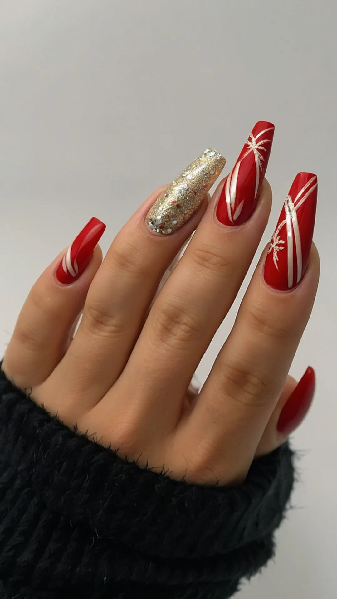 Snowflake Nail Art