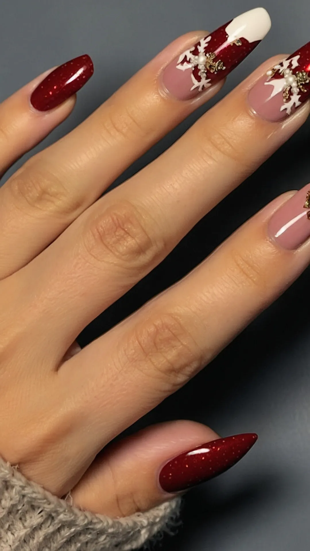 Candy Cane Nails