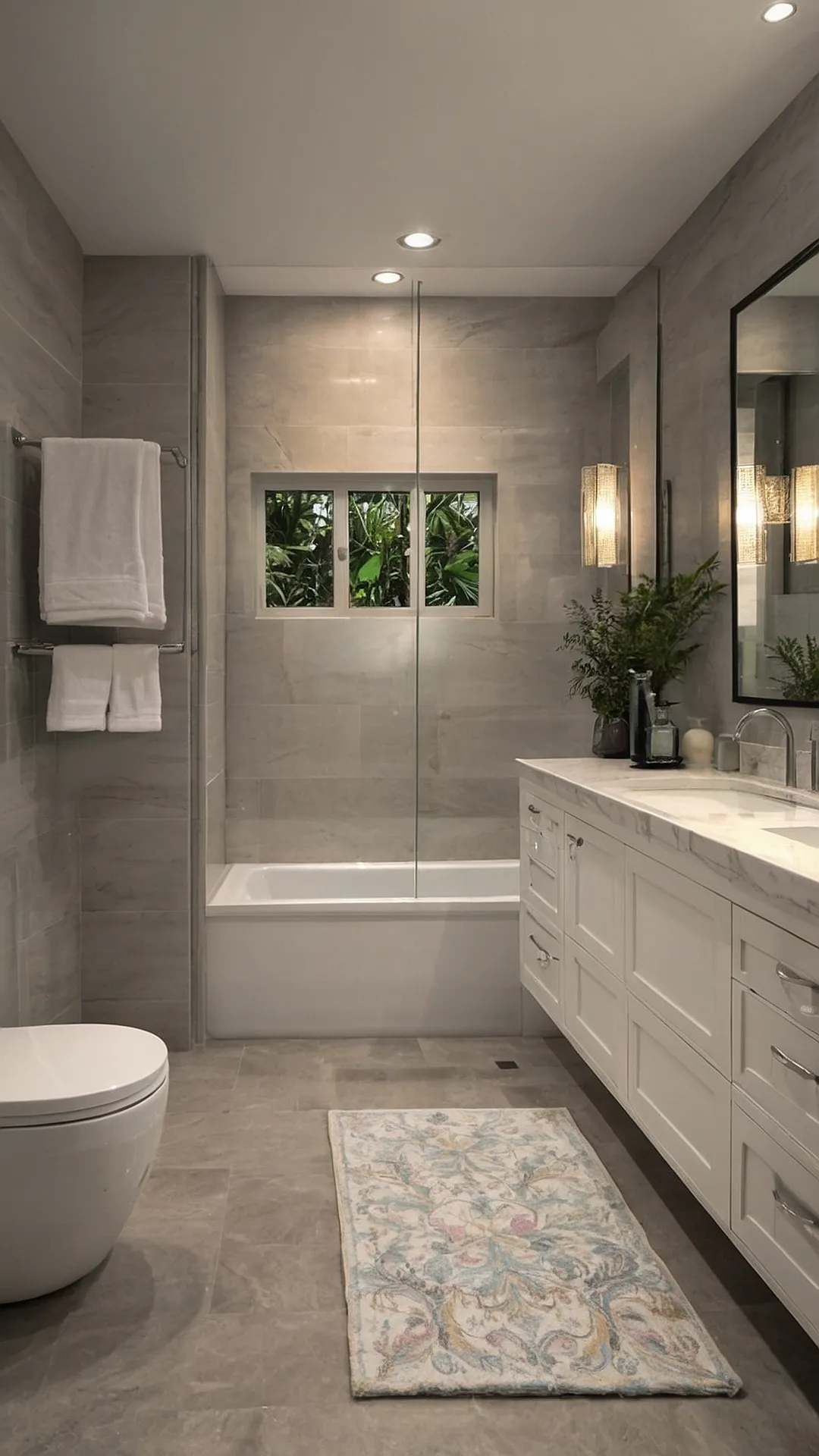 Compact Bathroom Chic