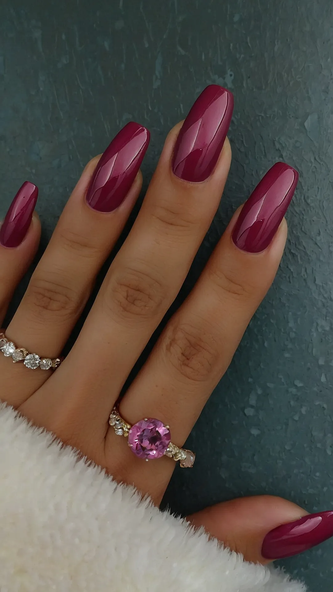 Burgundy's Bold Statement