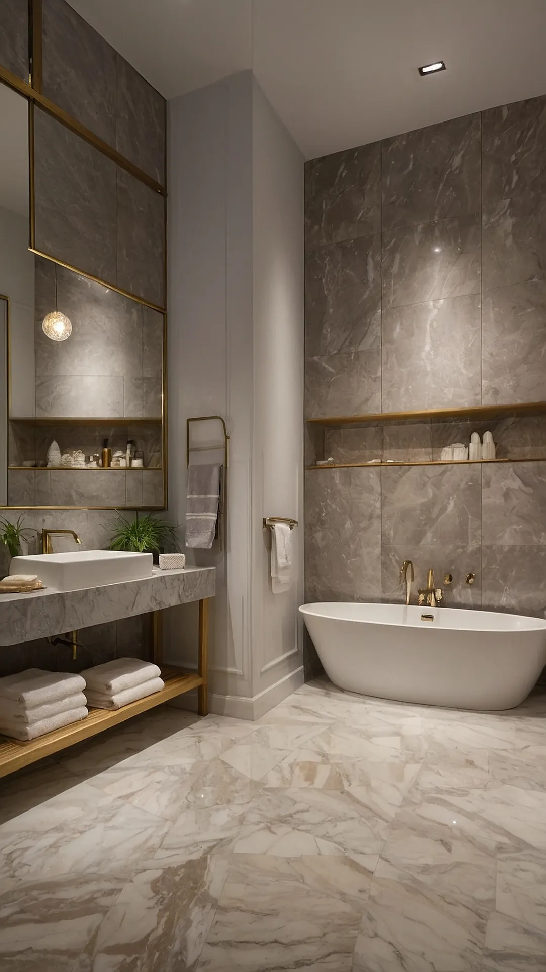 Little Bathroom, Luxe Look