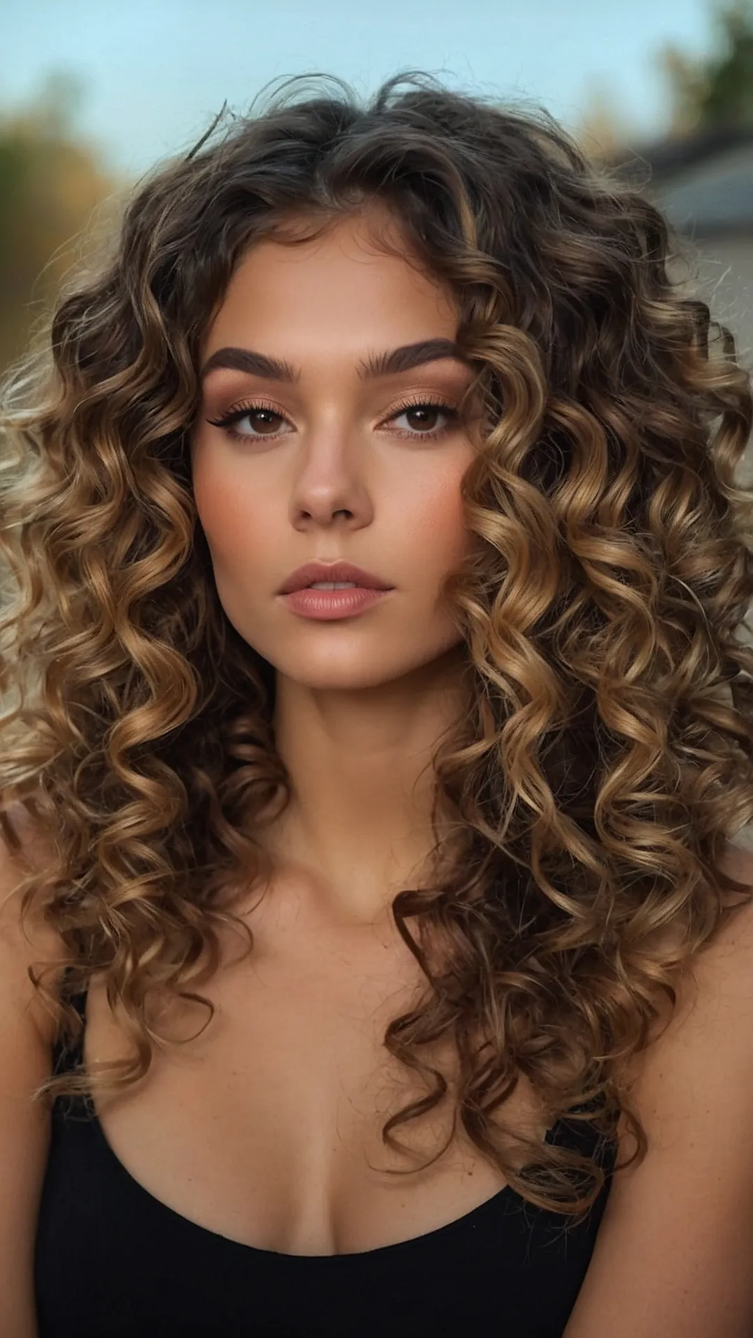 Autumn Hair Goals:  Curly & Chic!