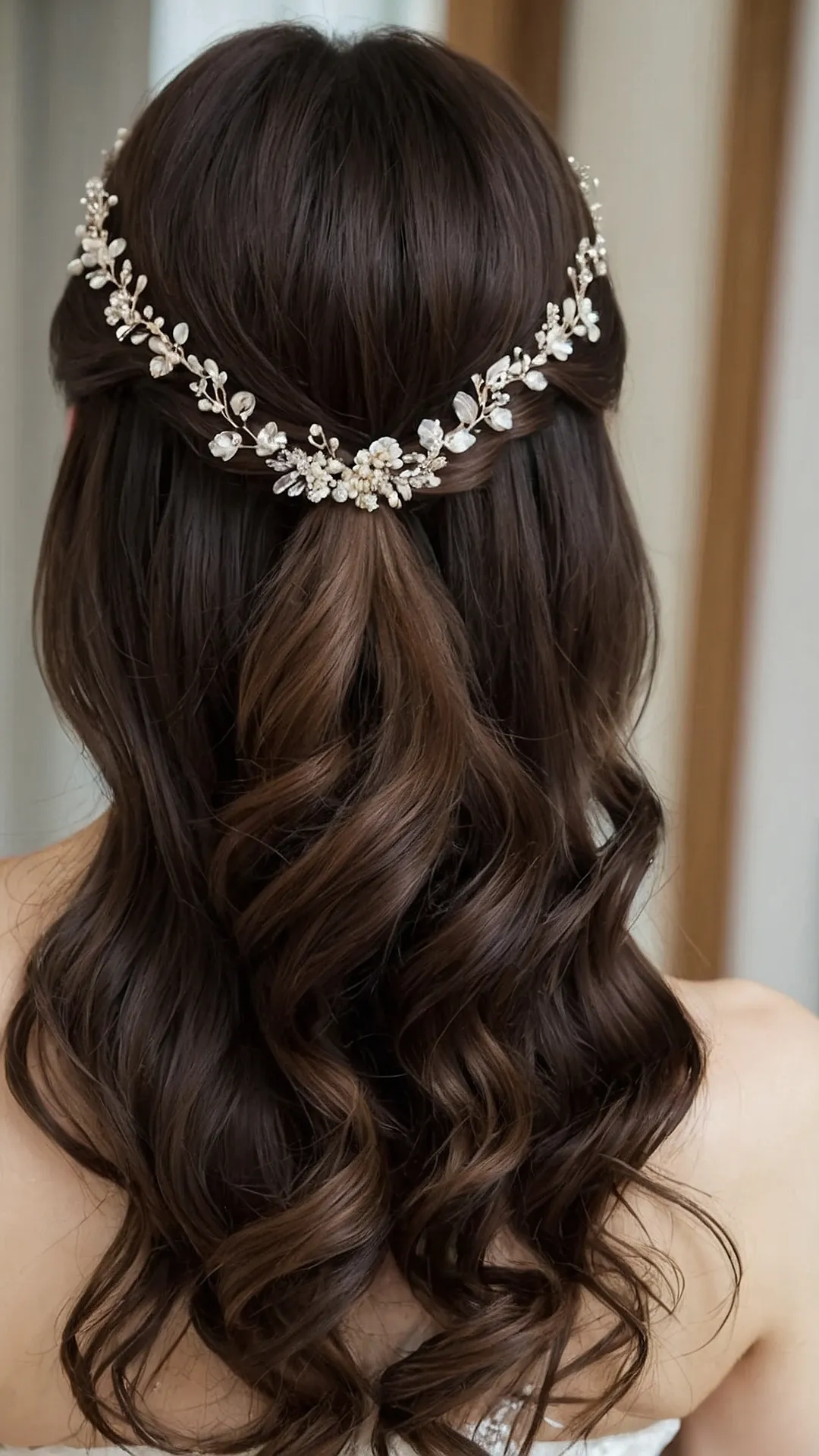Gorgeous Half Up Half Down Styles for Bridesmaids