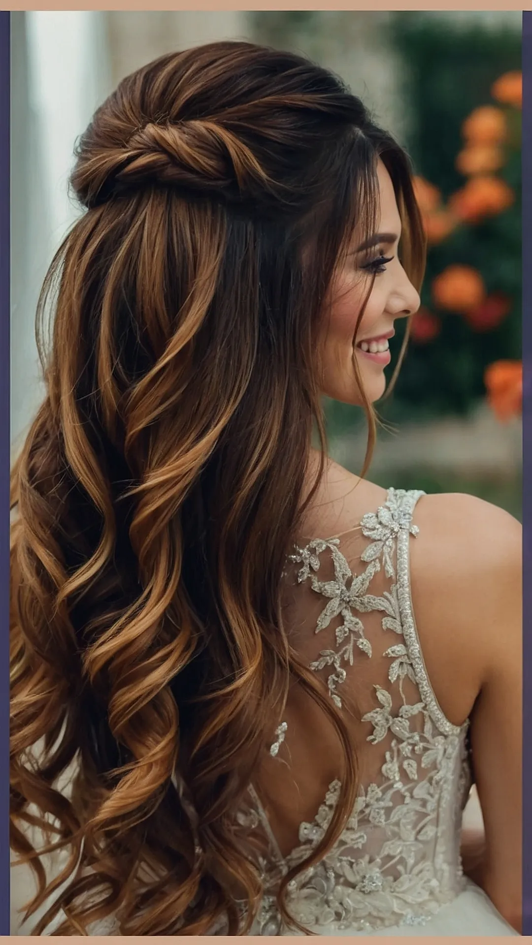 Half Up Half Down Bridal Hairstyles for a Touch of Elegance