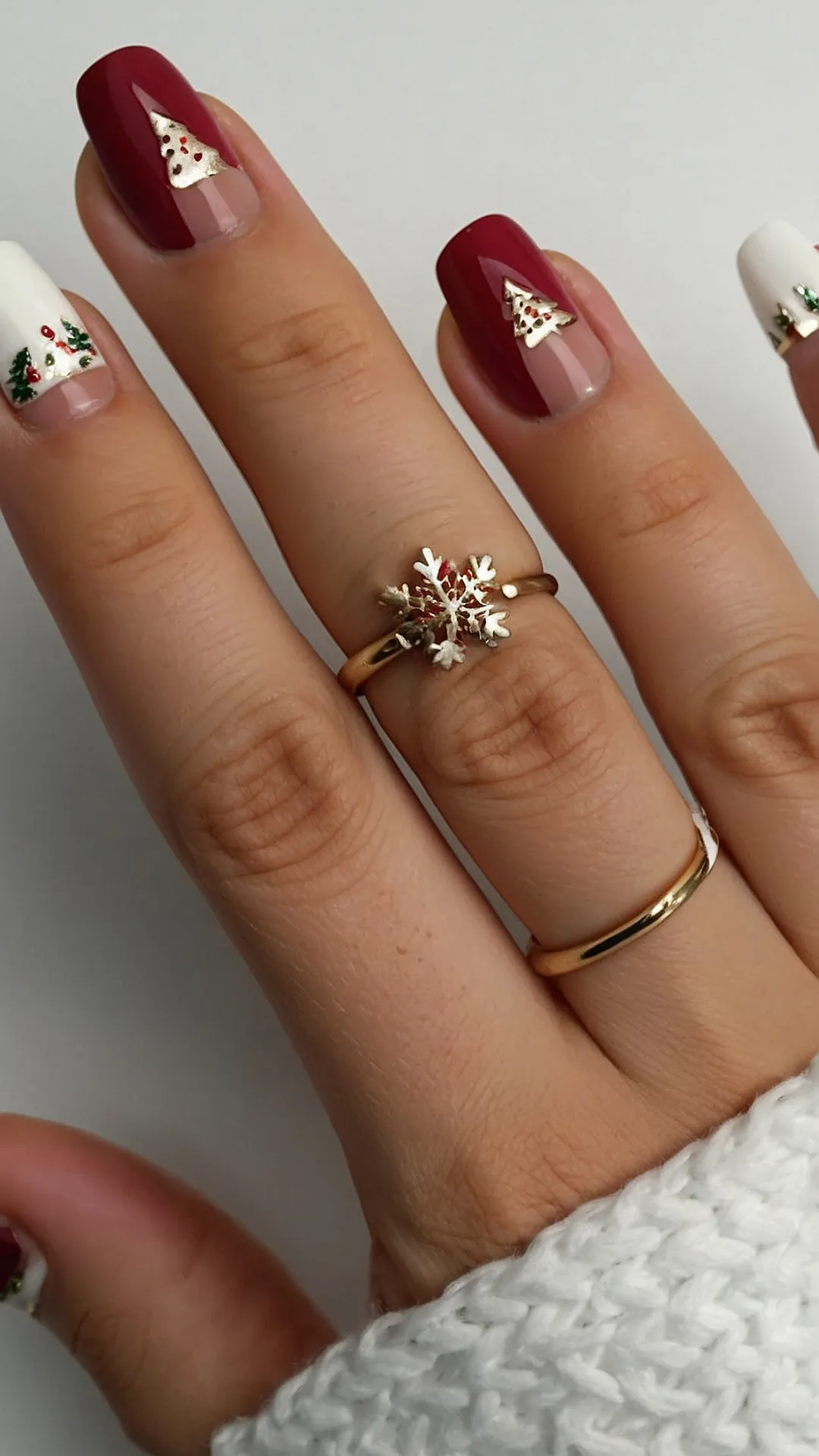 Winter Jewel Nails