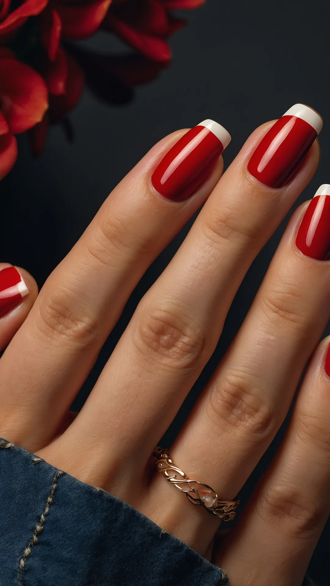 Rule with Red Nails