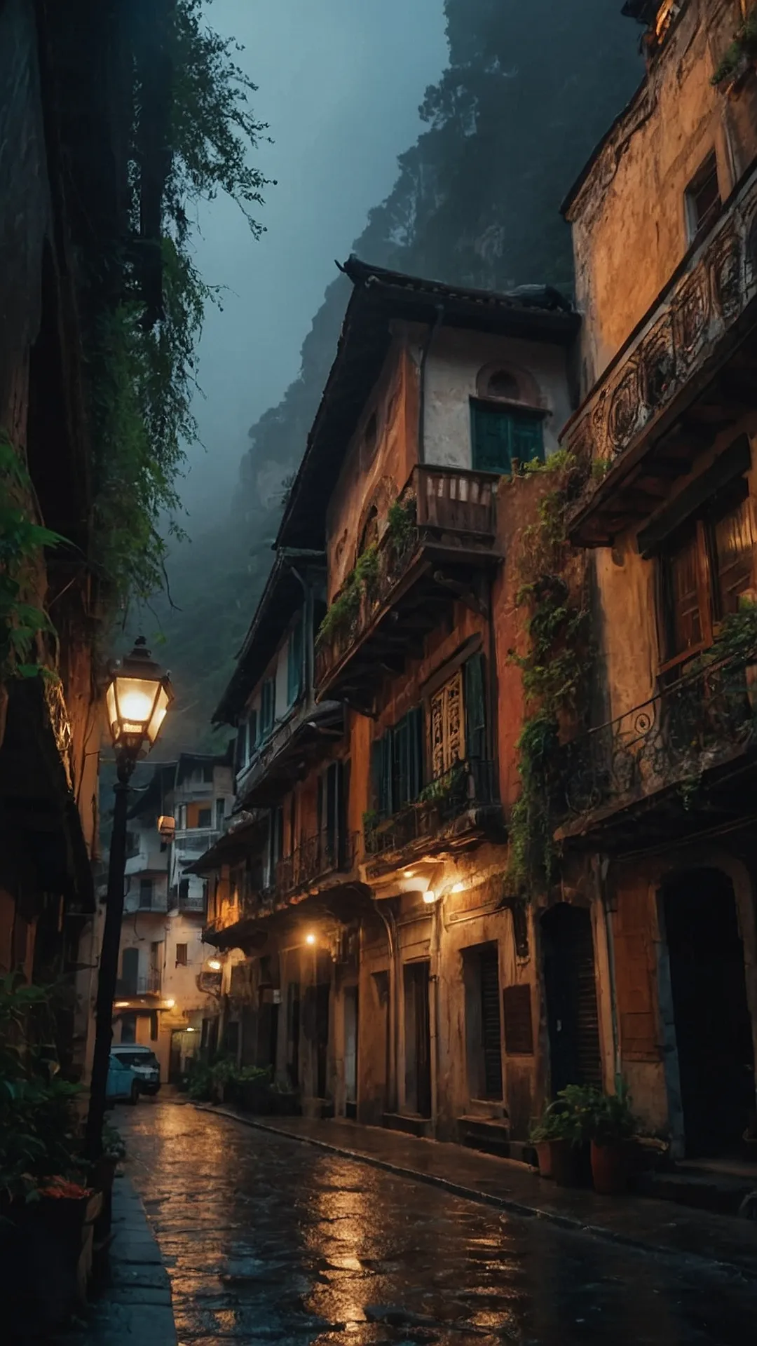 Ethereal Morning Mist Over Serene Mountain Valleys