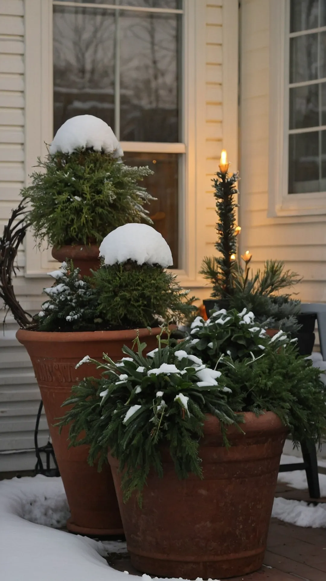 Snow Globe Planters