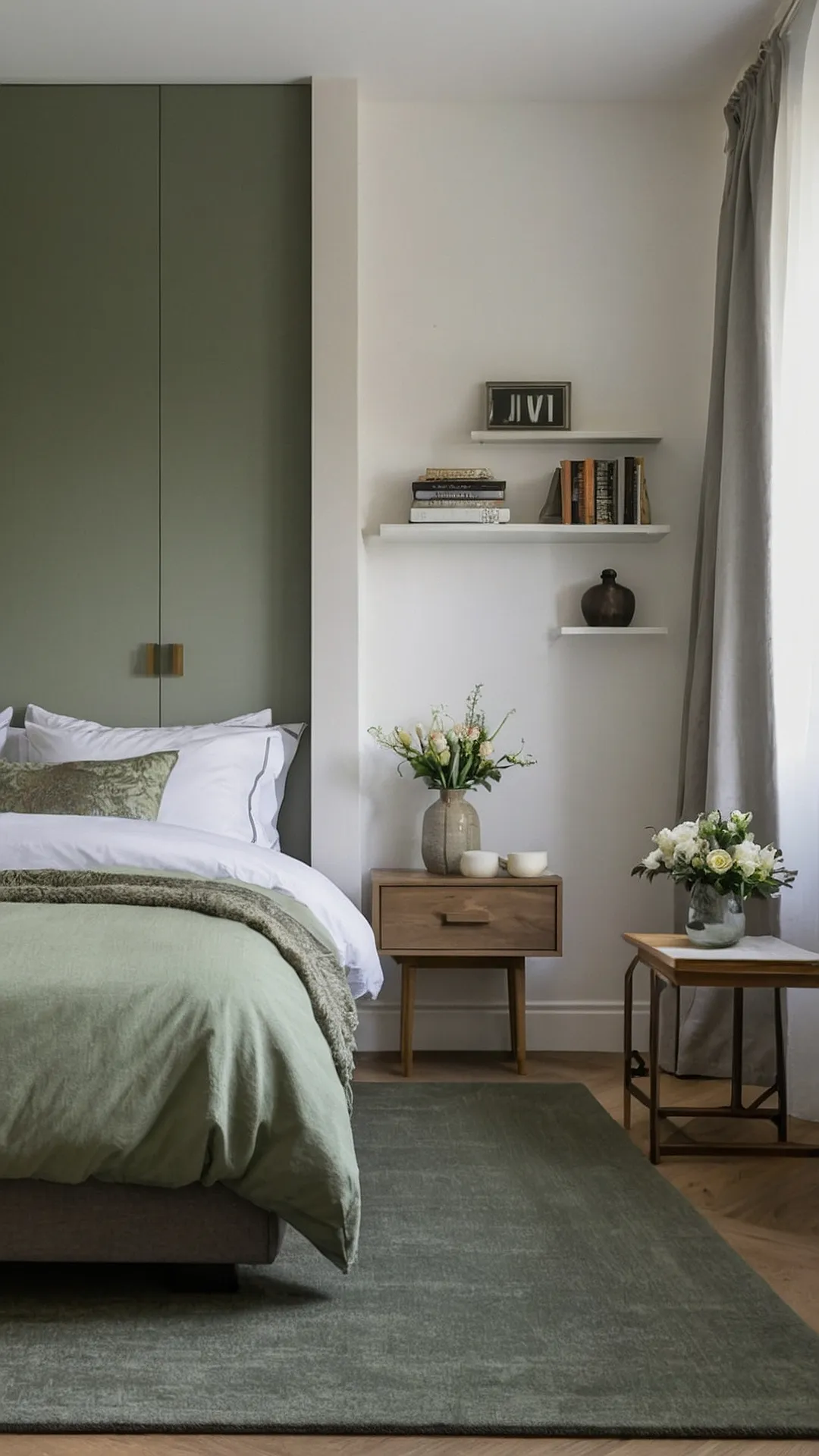 Olive Bedroom Hues