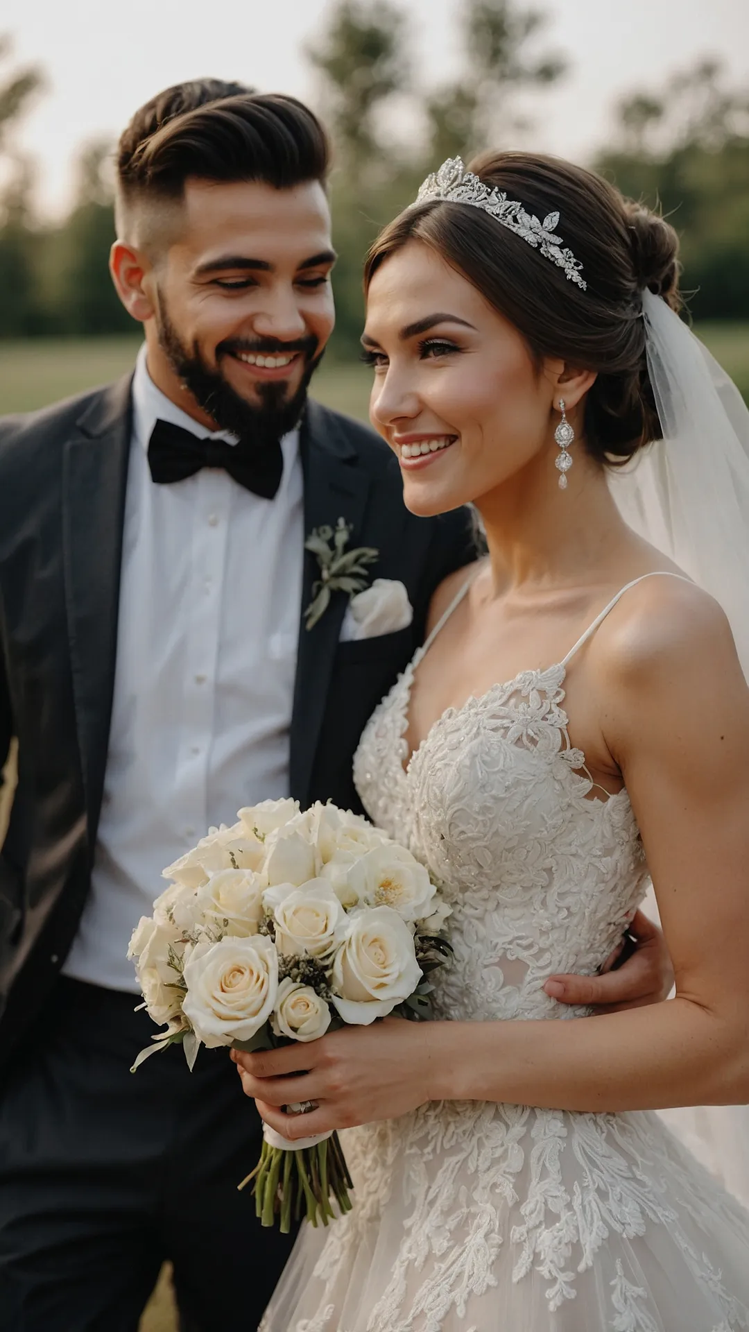 The Crowned & Veiled Look