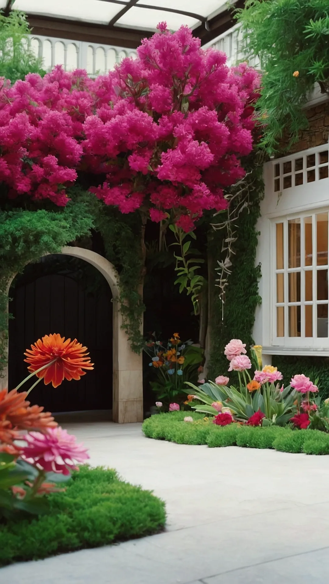 Garden's Hidden Glance