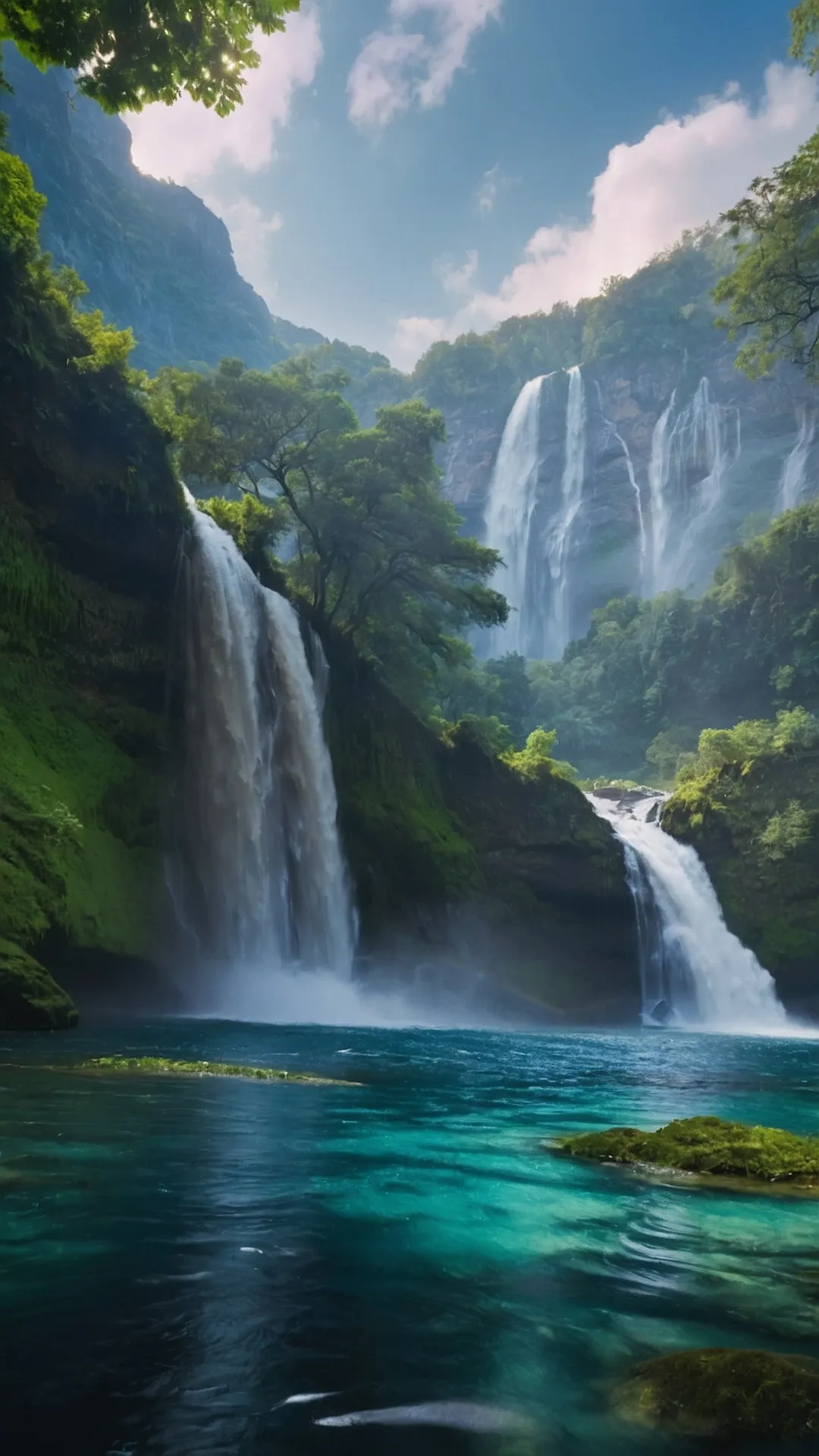 Serene Waterfalls