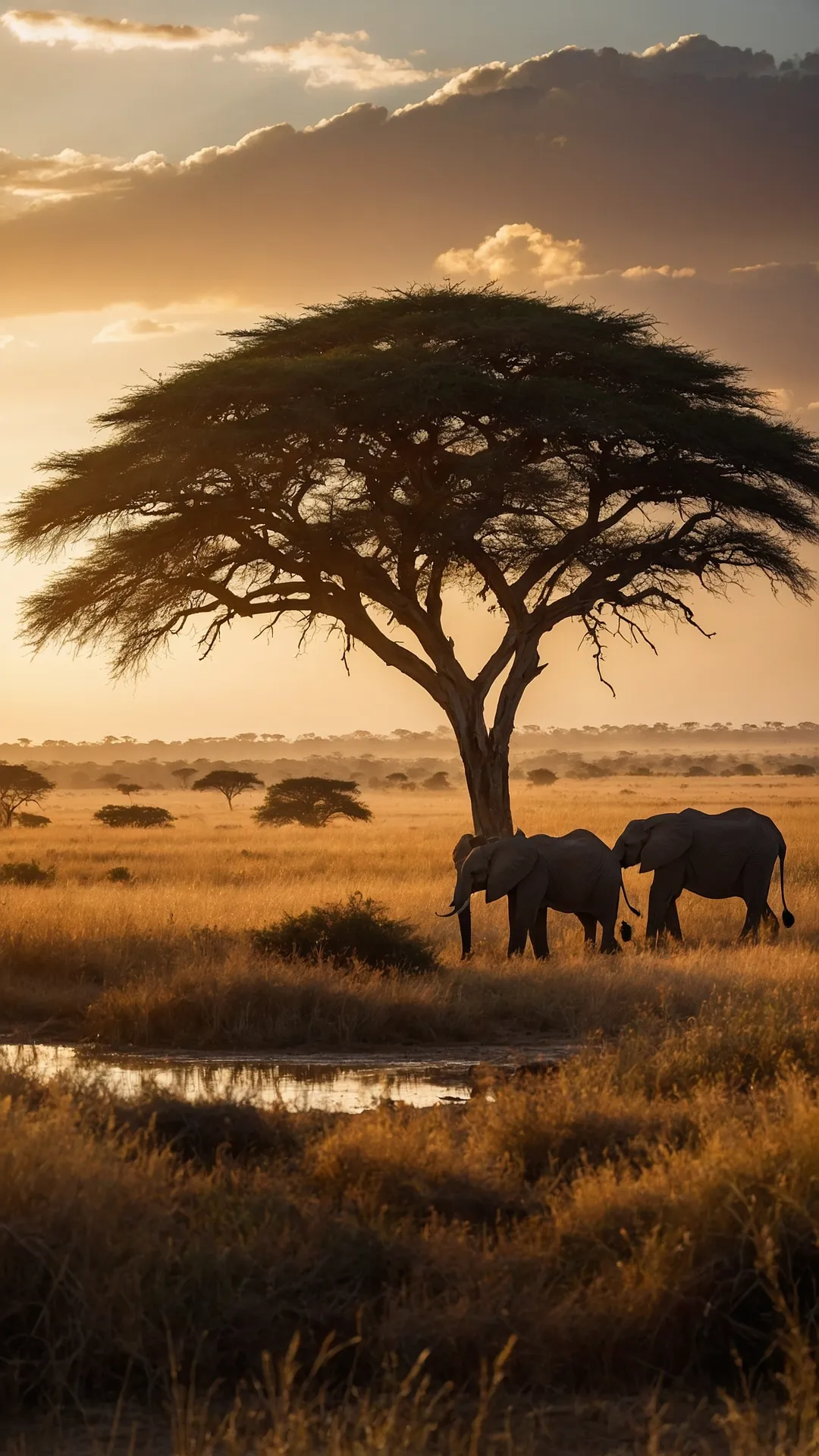 Sunset Wildlife Pose