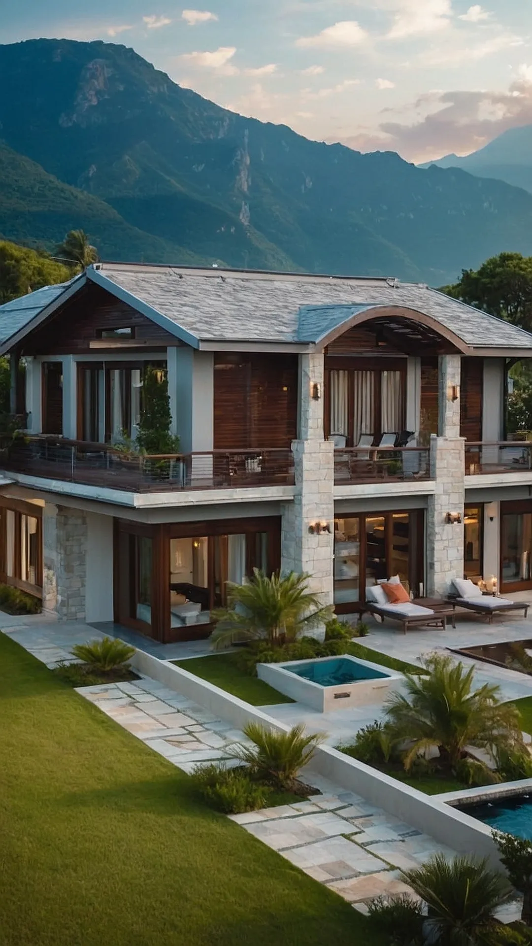 Lush Gardens and Terraces in Spanish Villa Design