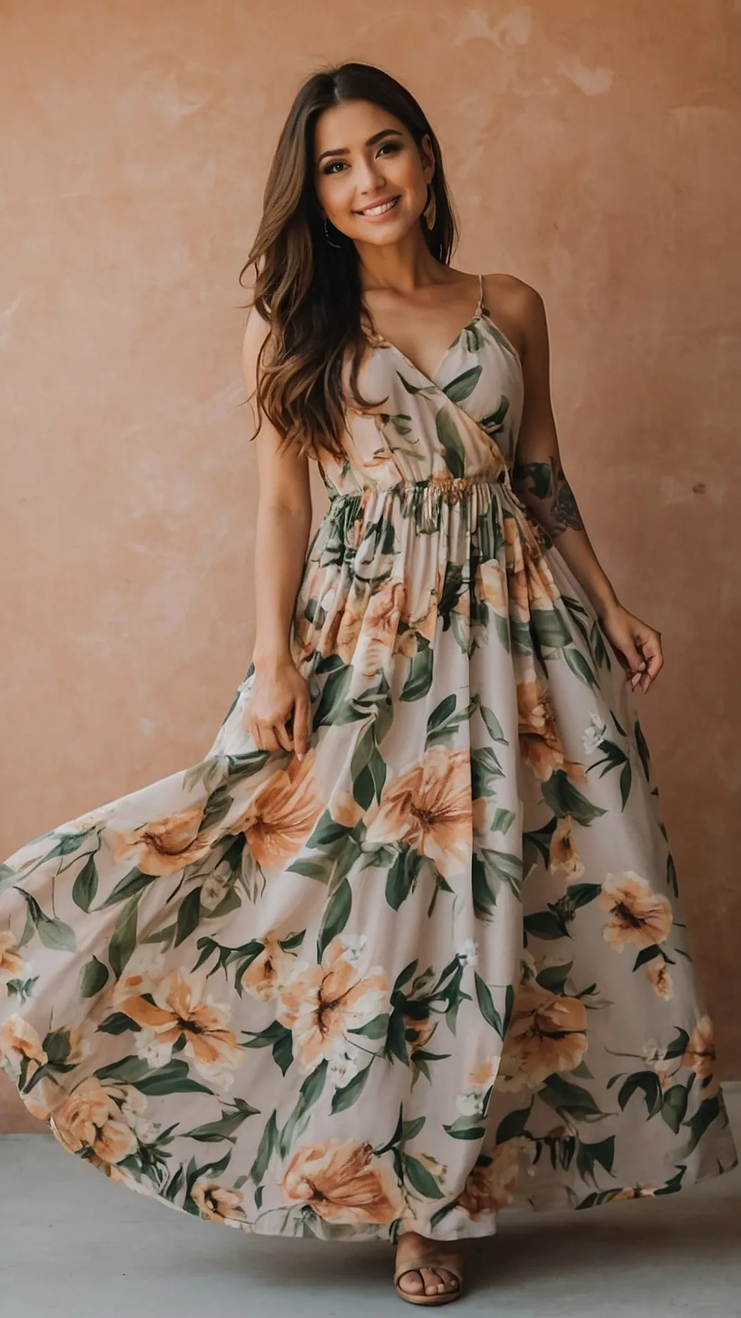 Bright and Beautiful Maxi Floral Dresses to Fall in Love With