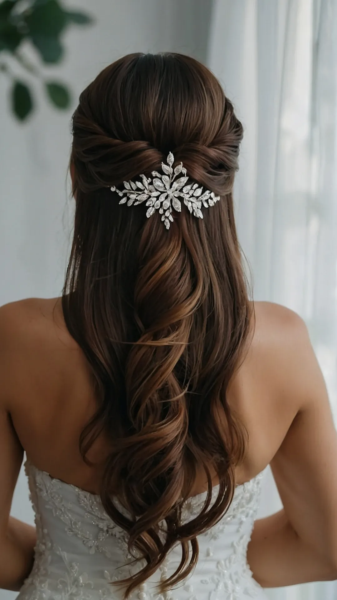 Romantic Half-Up Waves