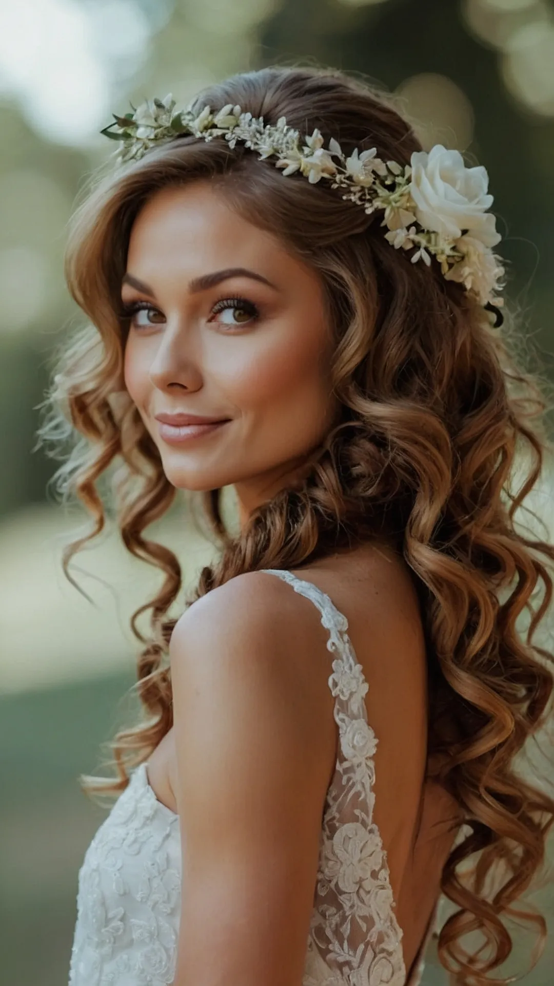 Say Yes to the Curls: 19 Stunning Bridal Hairstyles You'll Adore - Fads