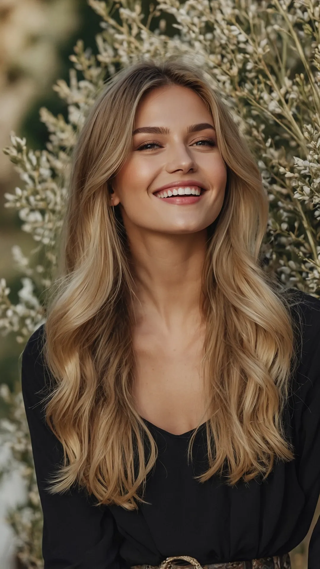 Breezy Golden Strands