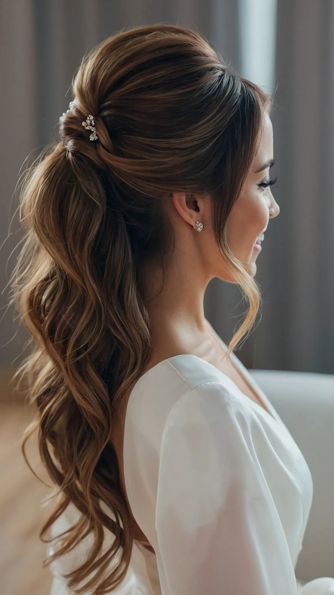 Unique Half Up Half Down Styles for a Trendy Bridal Look