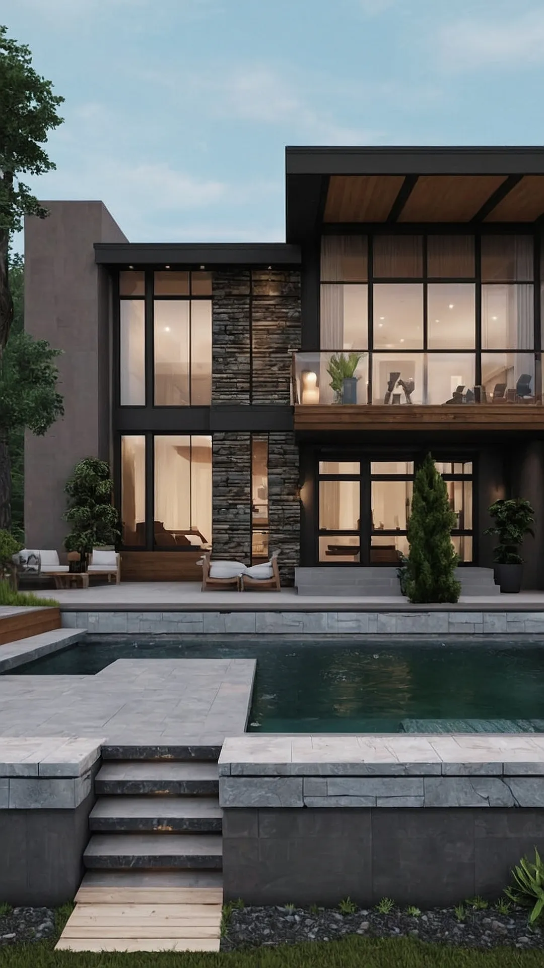 Bloxburg Dream Home: Poolside Paradise