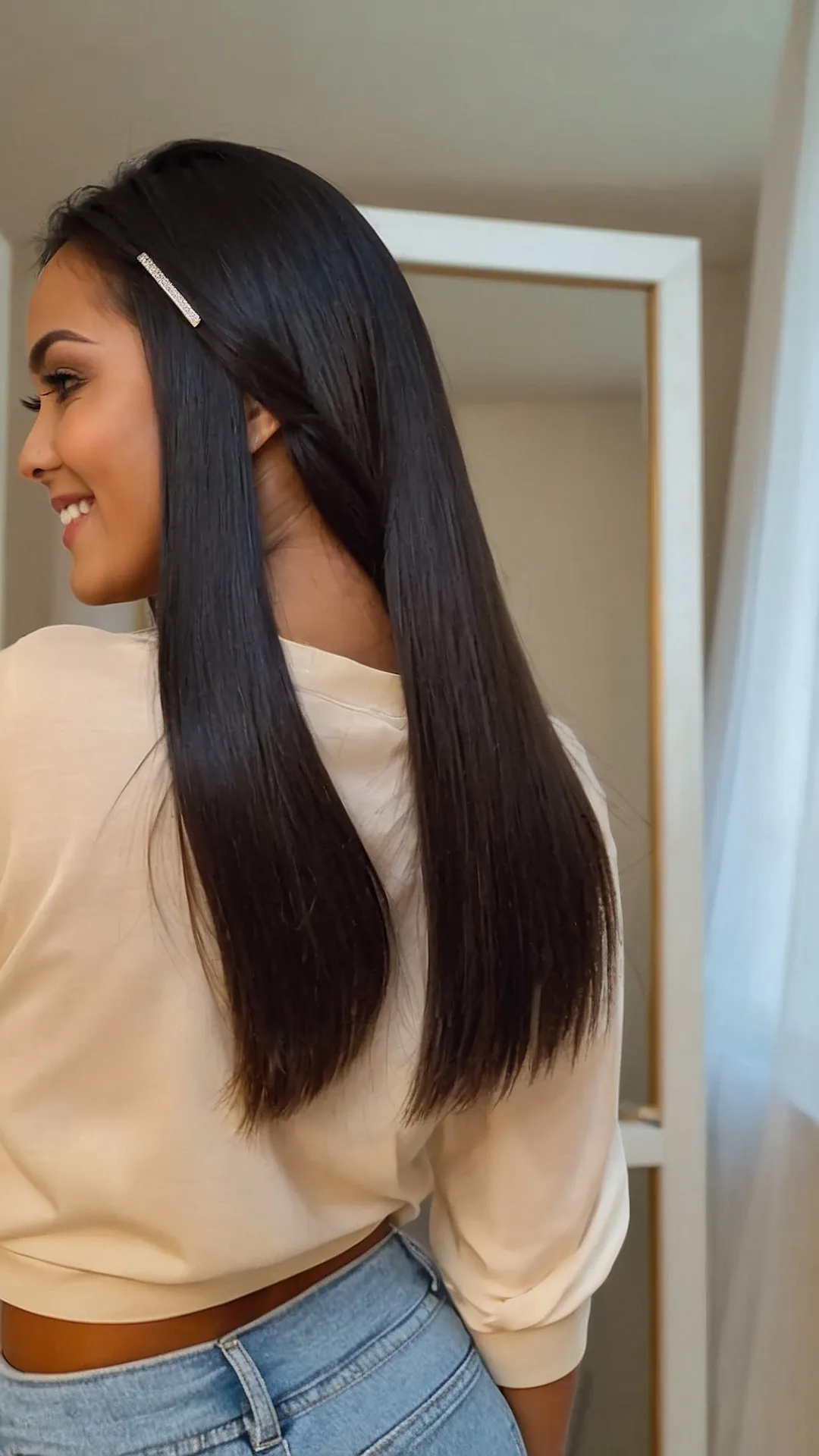 Straight Hair, Bold Statement