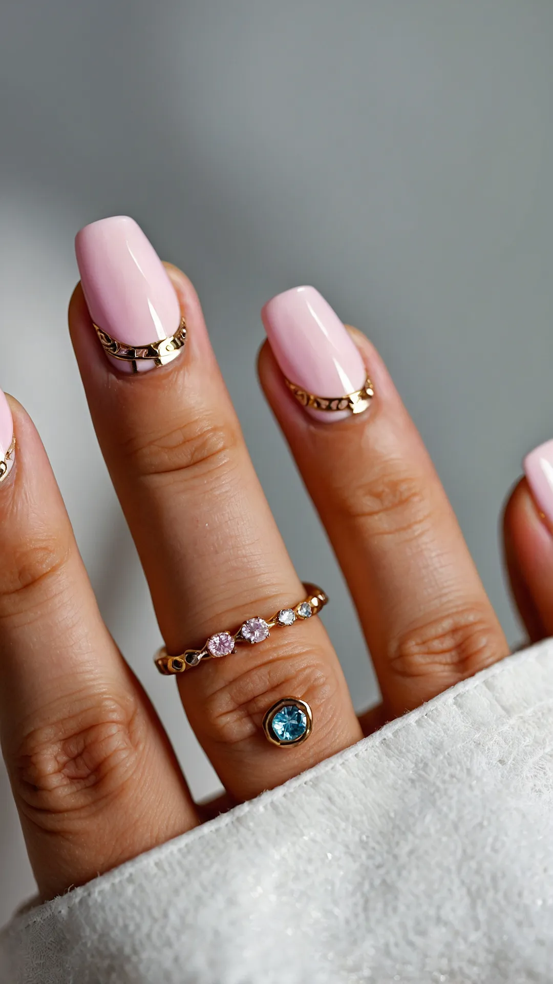 Coastal Pink Nails
