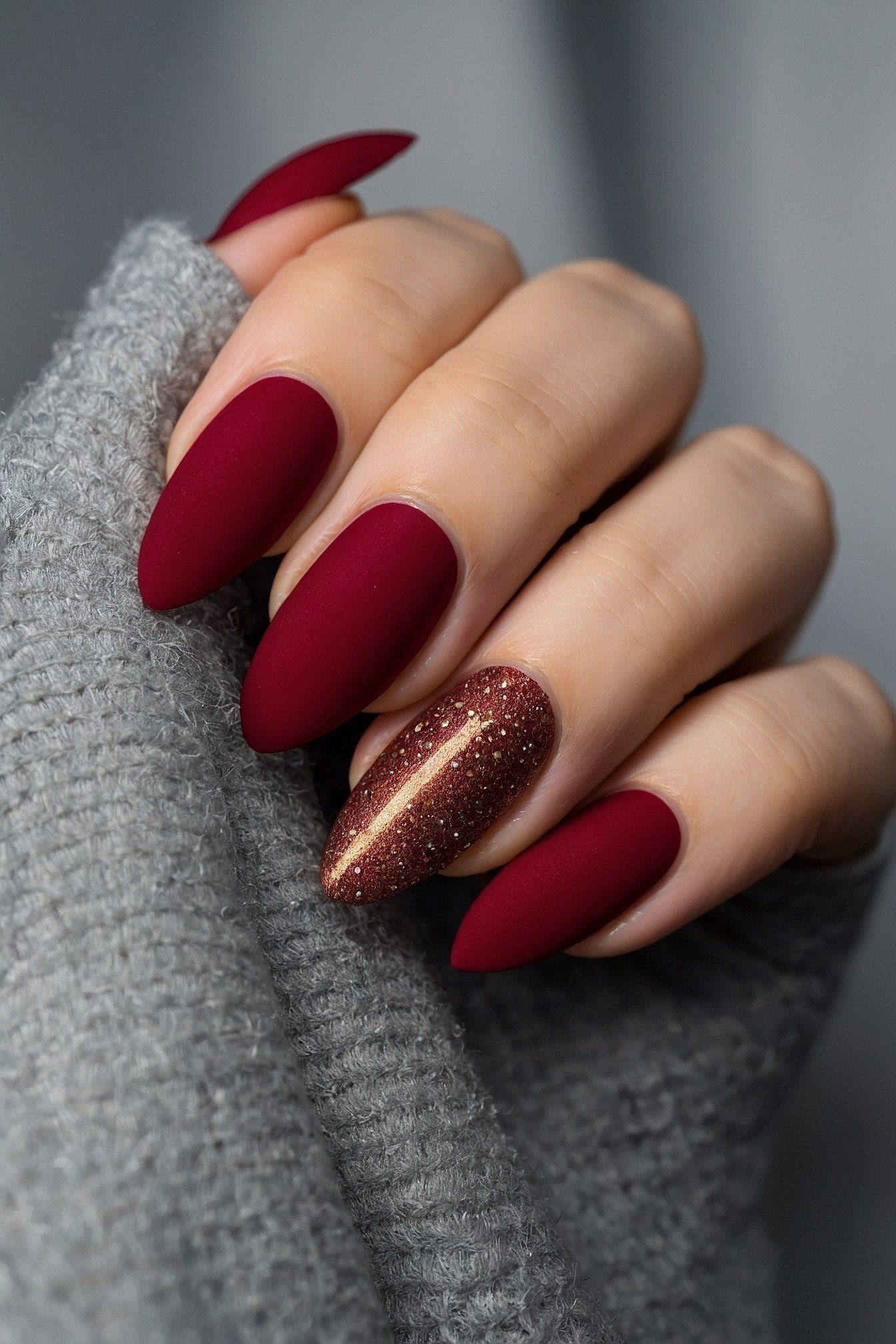 Velvety Red Almonds Kissed by Sparkle