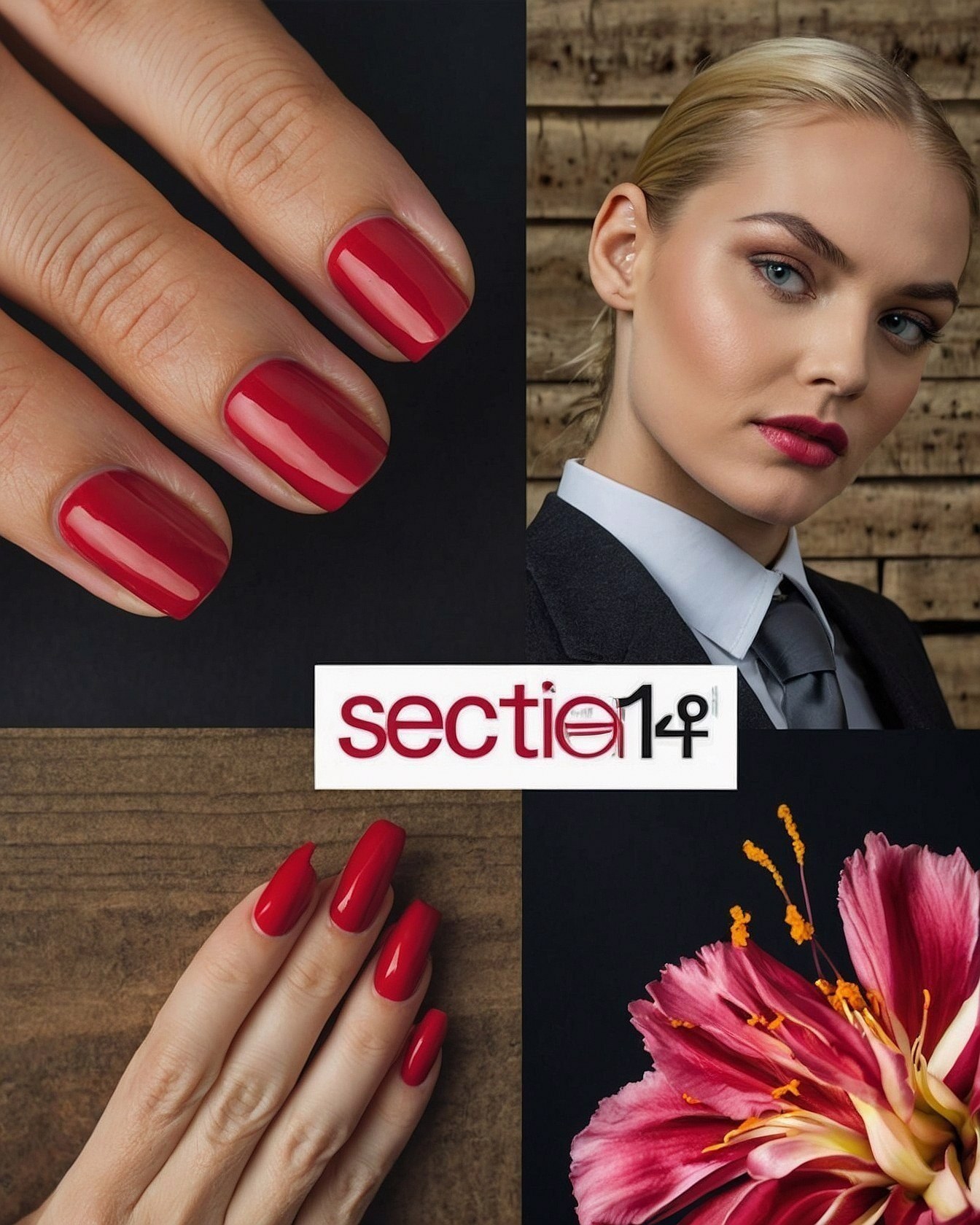 Bold Cherry Red and Crimson Palette