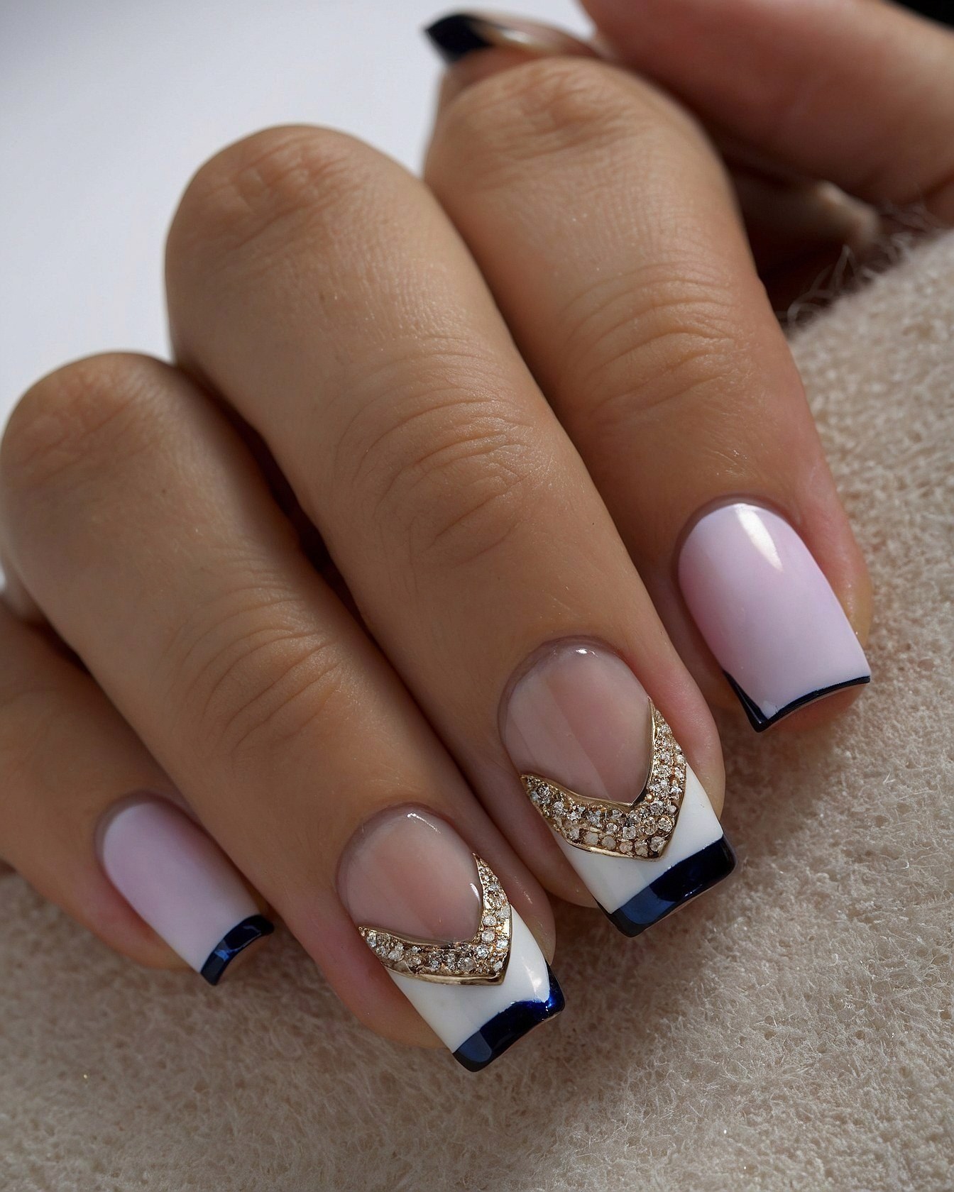 Chic French Twist with Gemstone Embellishments
