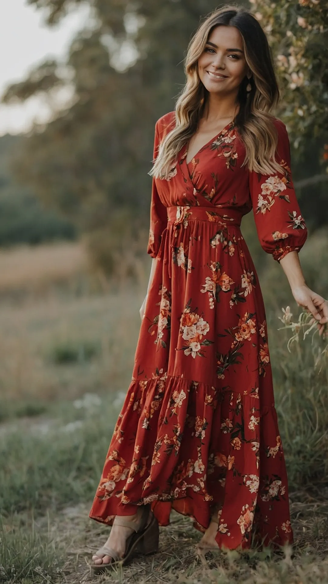 Red Hot Floral Fashion