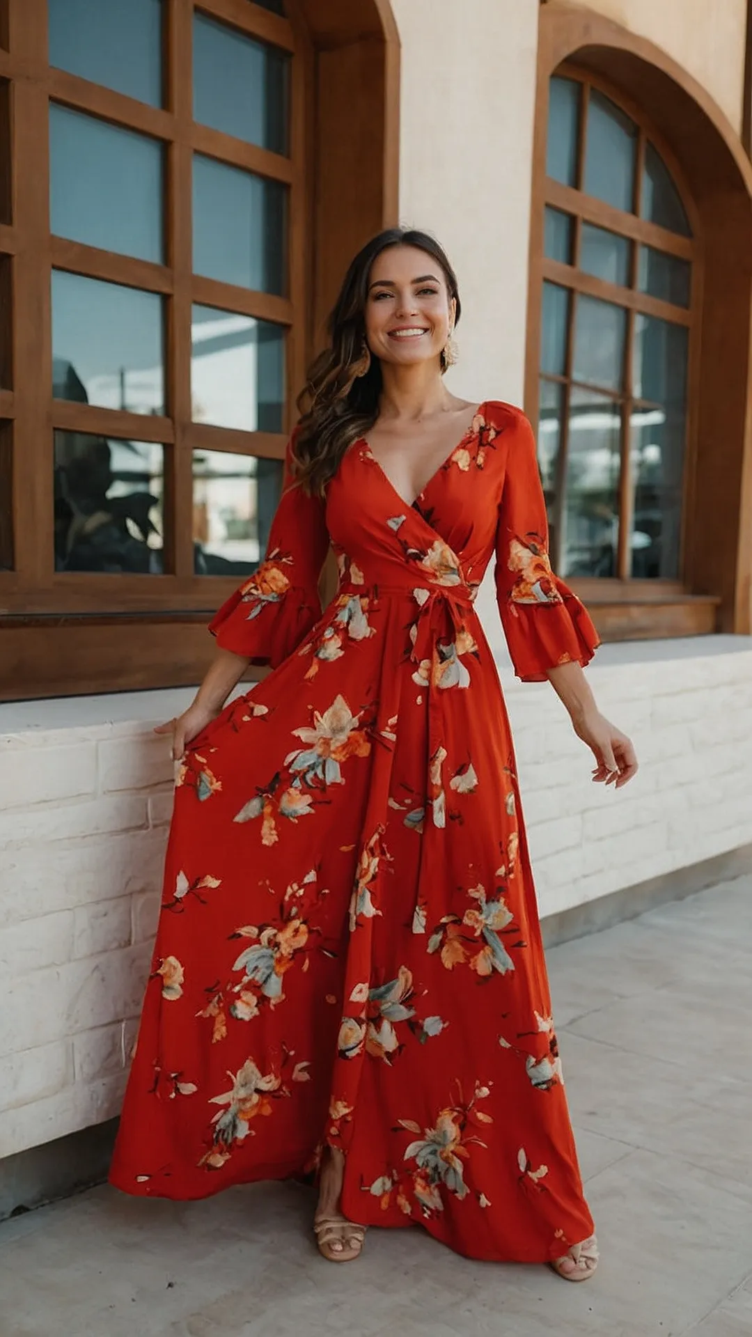 Red Hot Floral Fashion