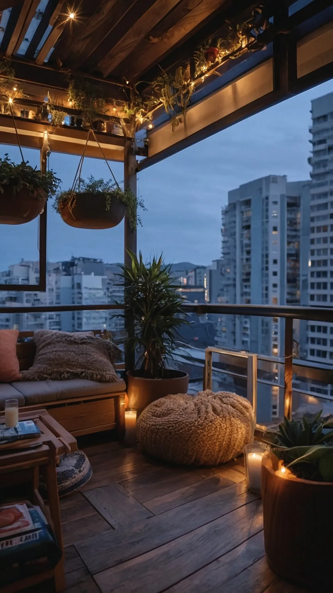 City Balcony Charm