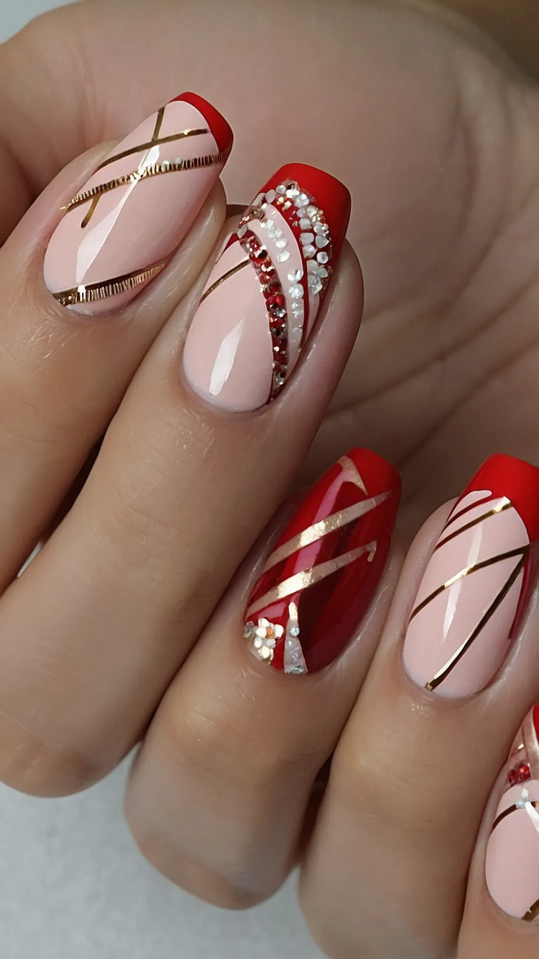 Velvet Valentine Nails